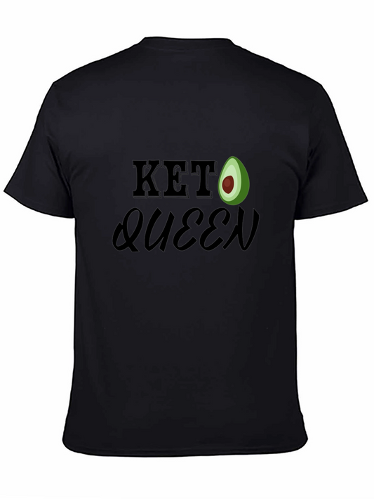 Keto Queen Avocado T-Shirt - Black