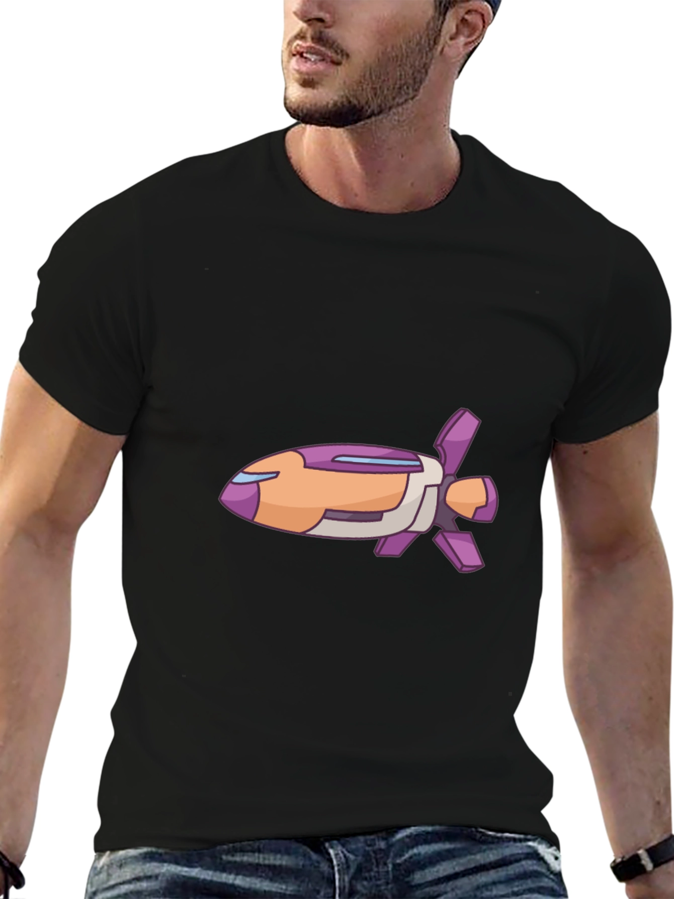 Futuristic Spaceship T-Shirt