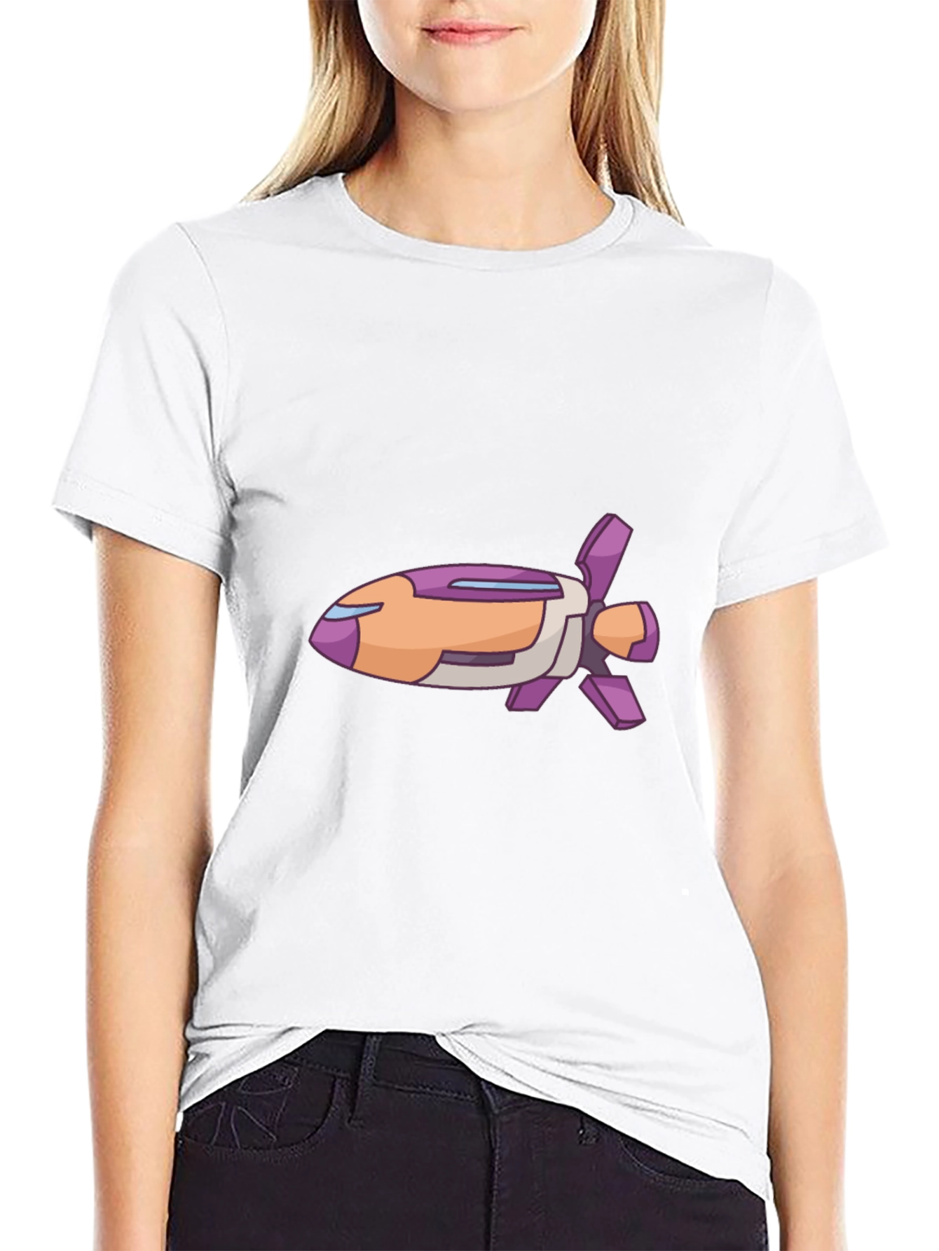 Futuristic Spaceship T-Shirt