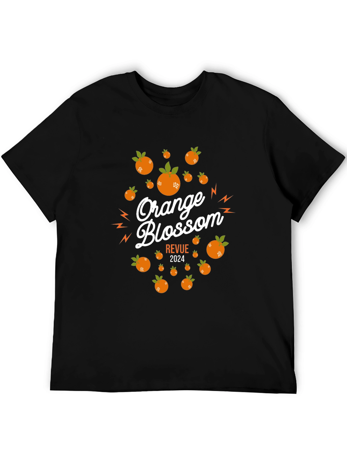 Orange Blossom Revue 2024 Black T-Shirt