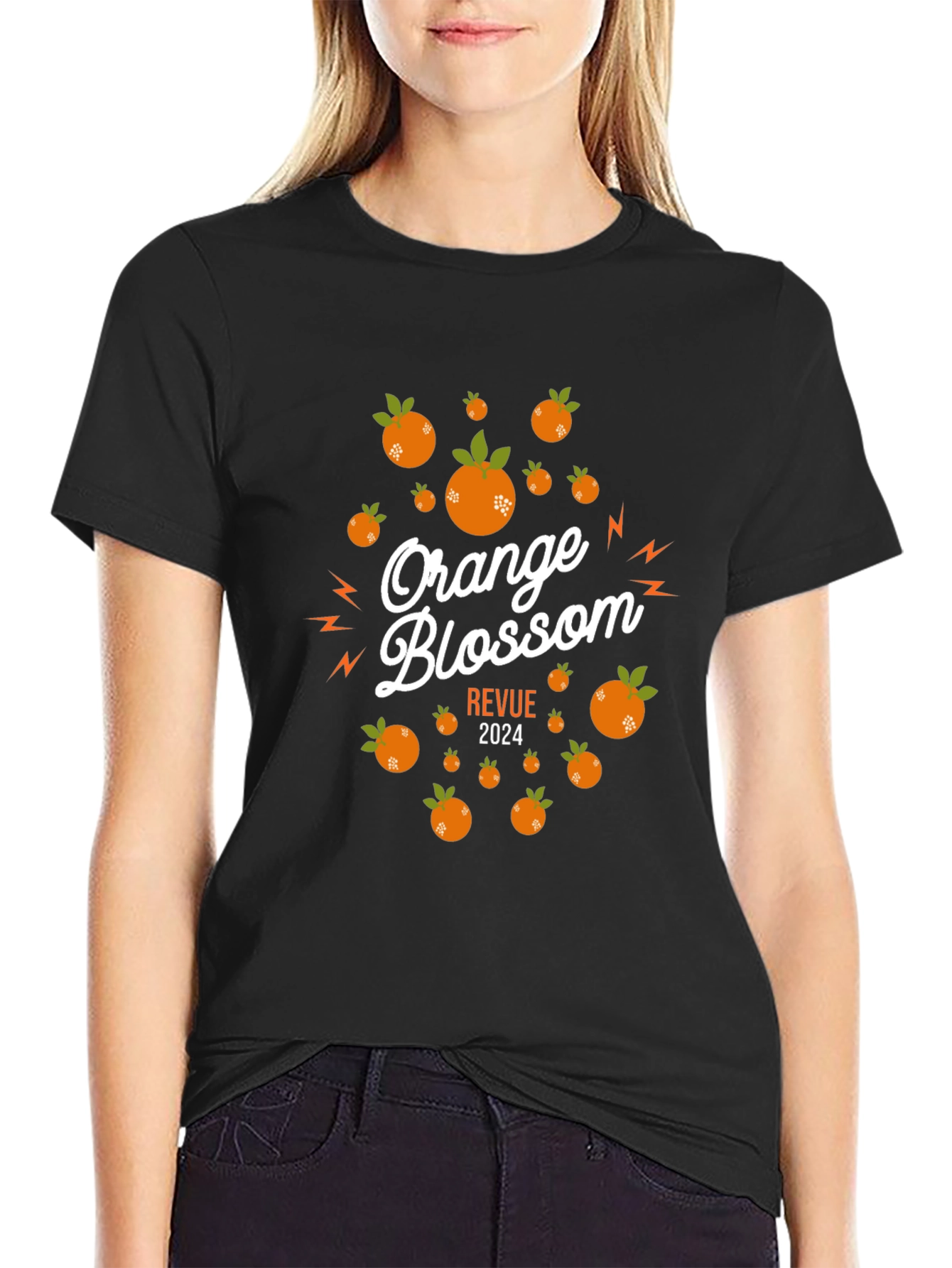 Orange Blossom Revue 2024 Black T-Shirt