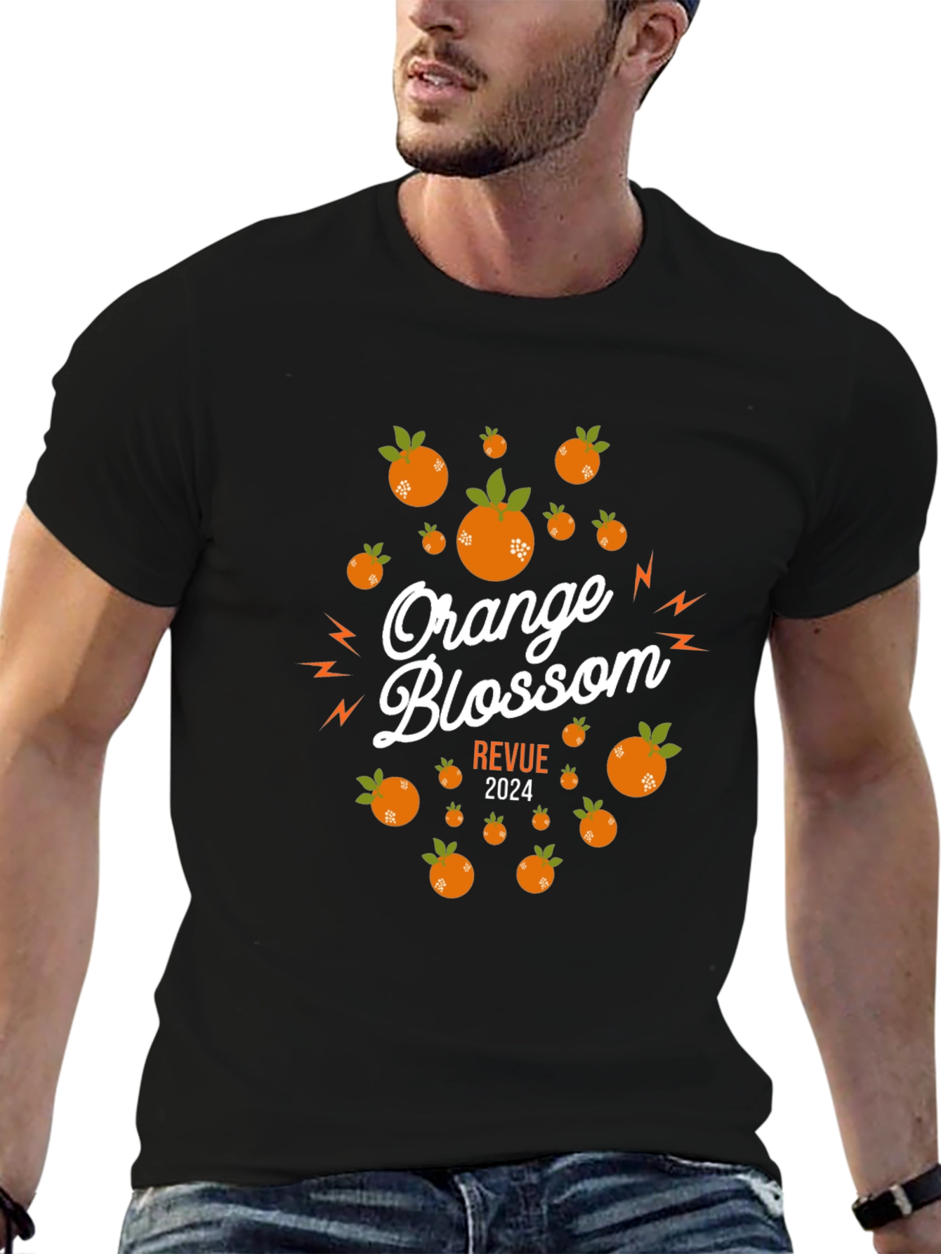 Orange Blossom Revue 2024 Black T-Shirt