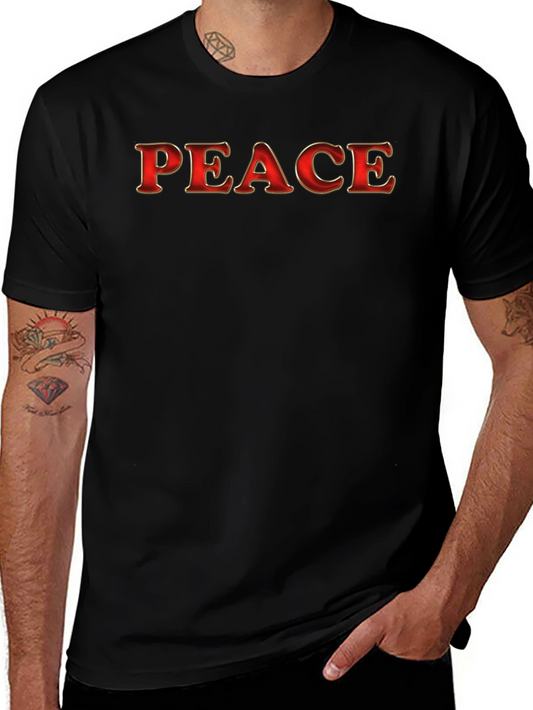 PEACE Graphic T-Shirt - Bold Statement Tee