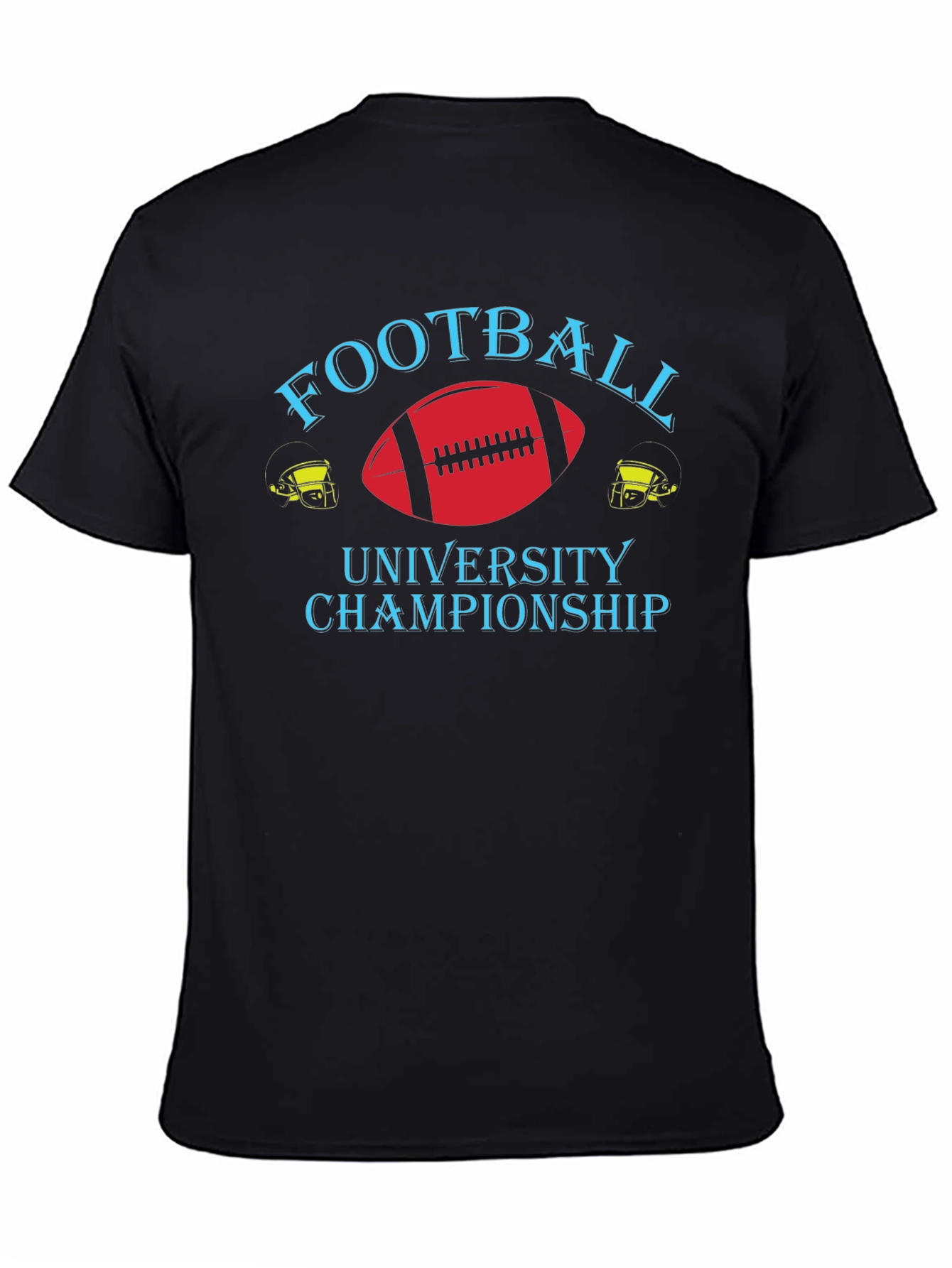 Football University Championship Graphic T-Shirt