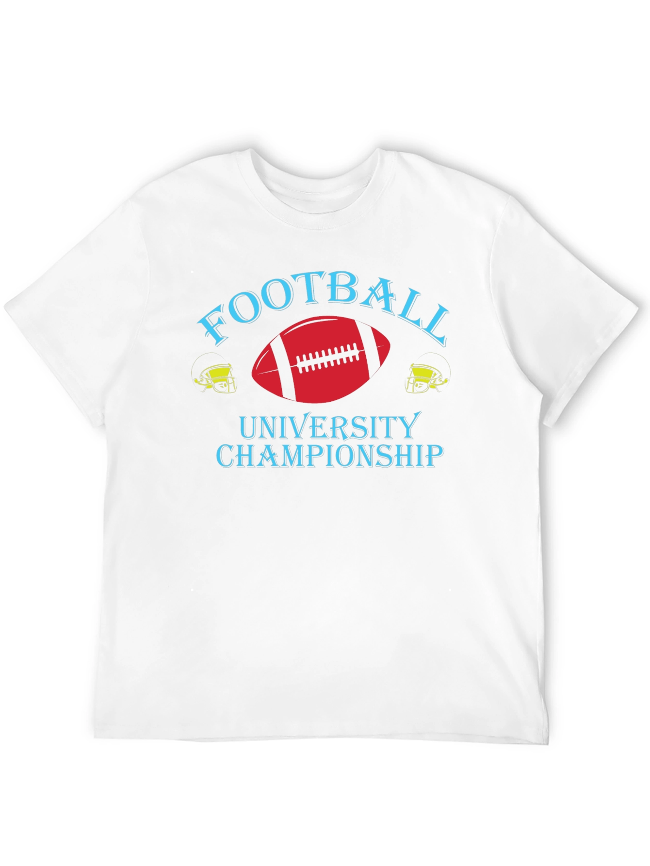 Football University Championship Graphic T-Shirt