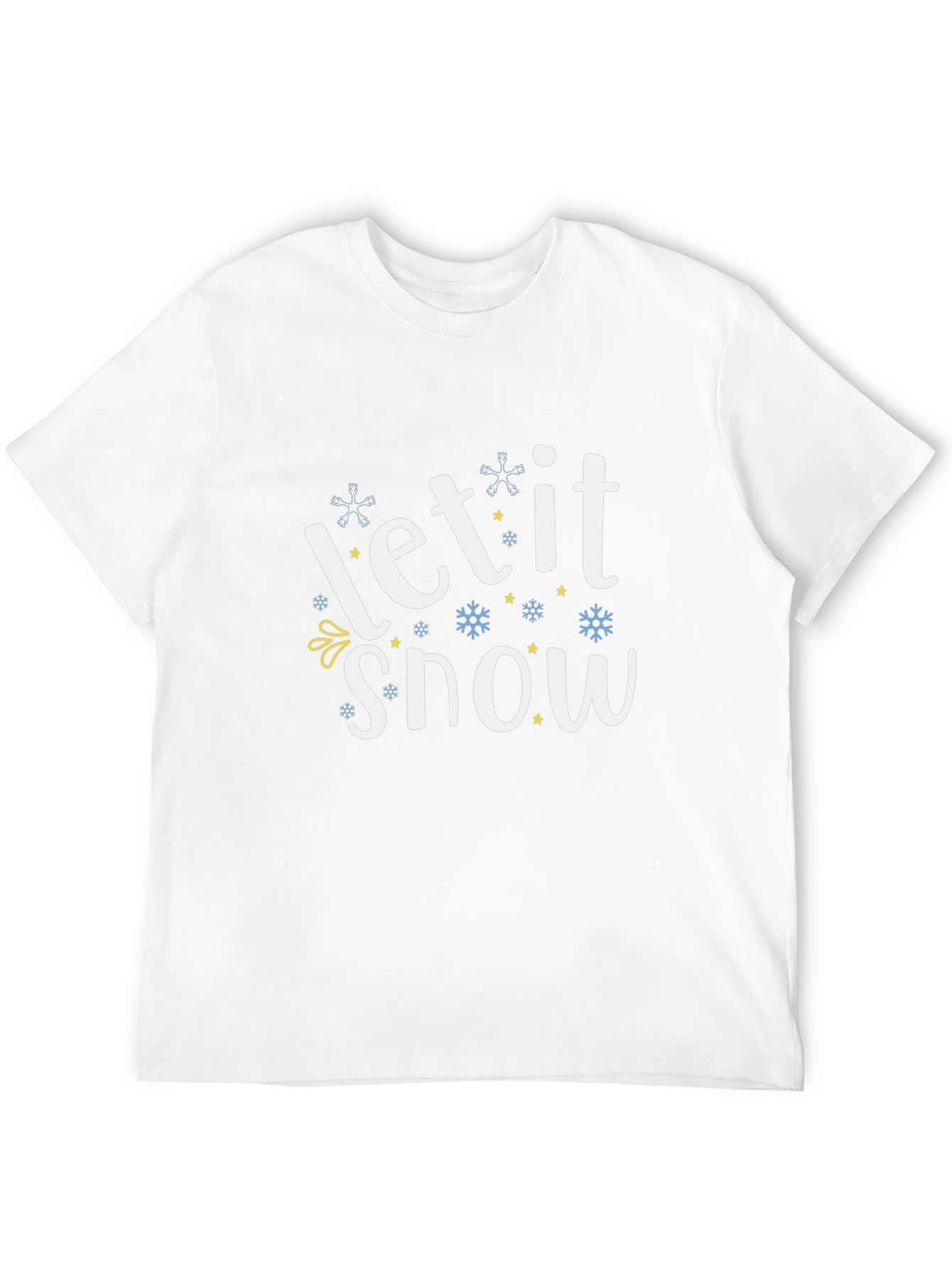 Let It Snow Black T-Shirt