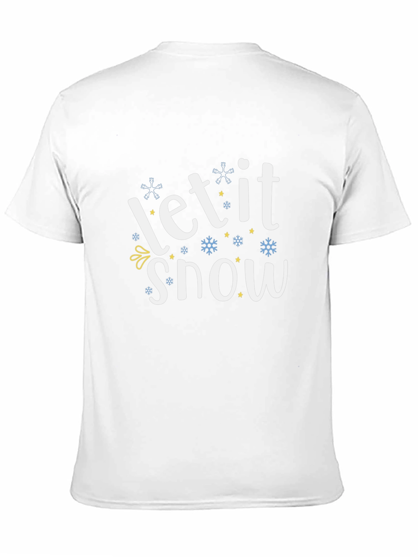 Let It Snow Black T-Shirt