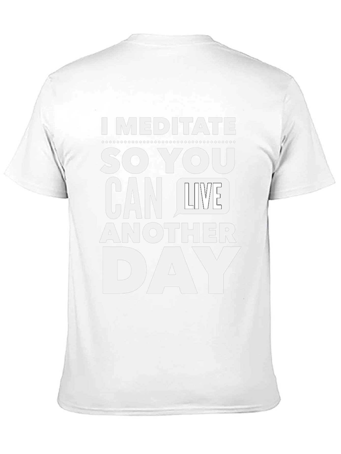 Meditate Graphic Tee - Funny Sarcastic T-Shirt