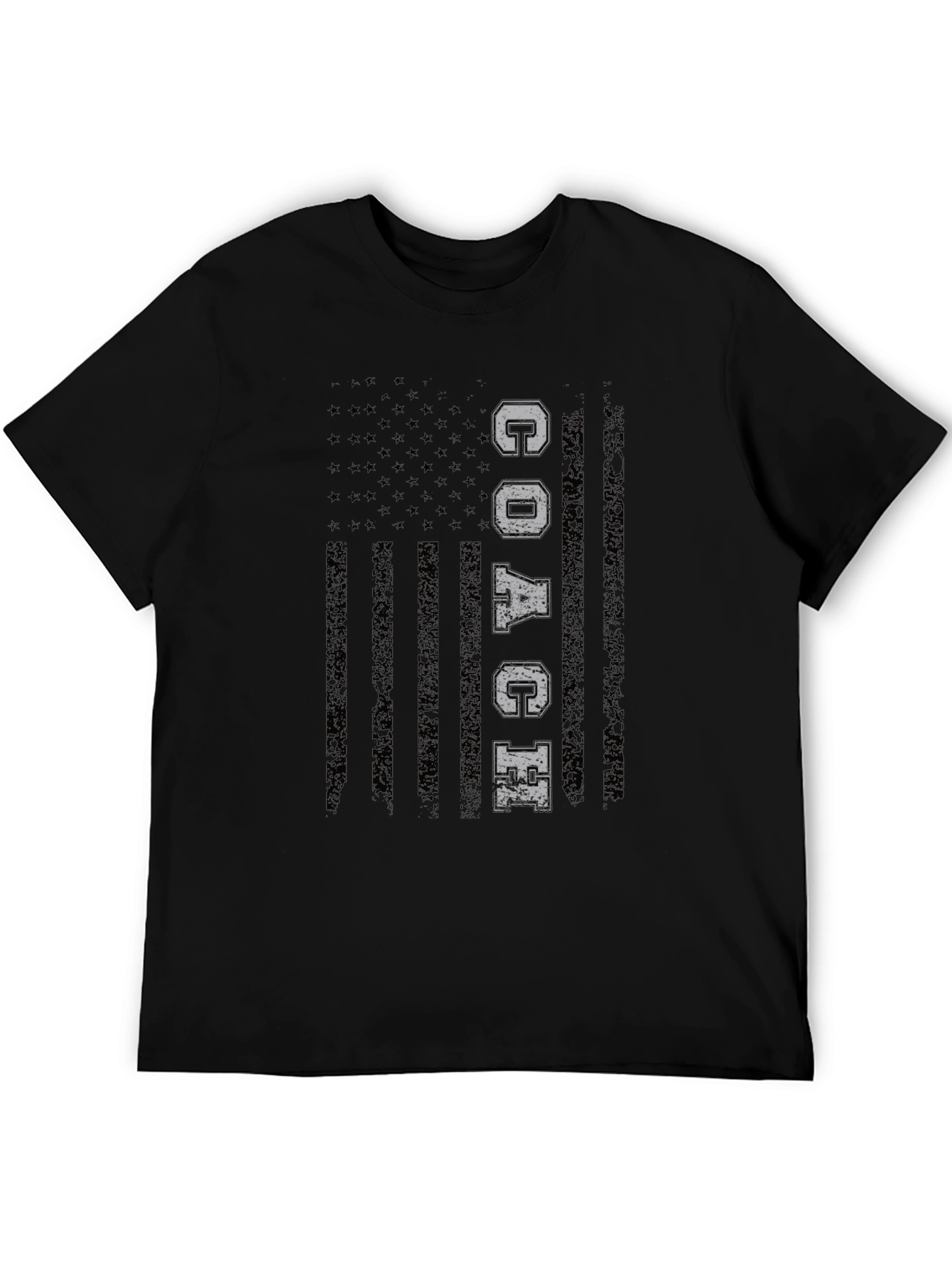 Distressed American Flag COACH T-Shirt
