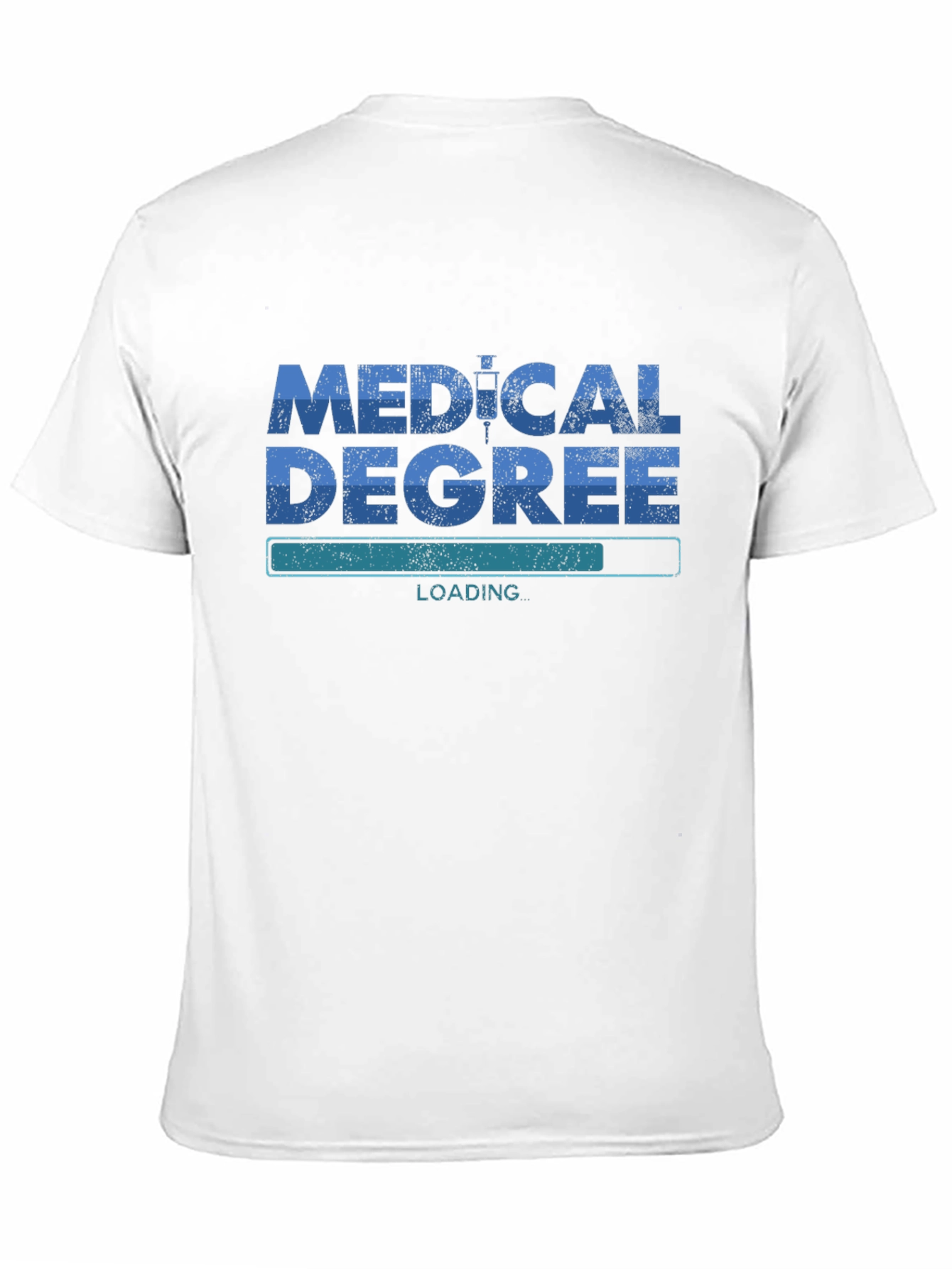 Medical Degree Loading Black Graphic Tee