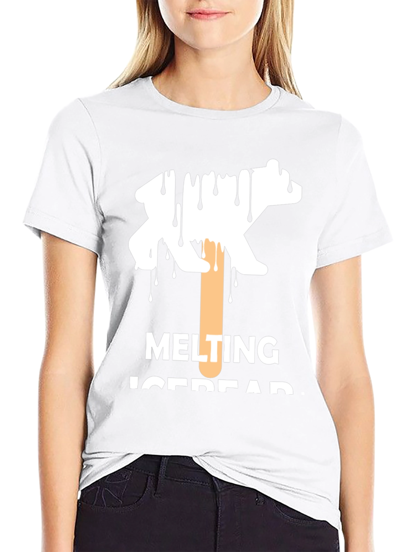 Melting Icebear Graphic T-Shirt - Climate Awareness
