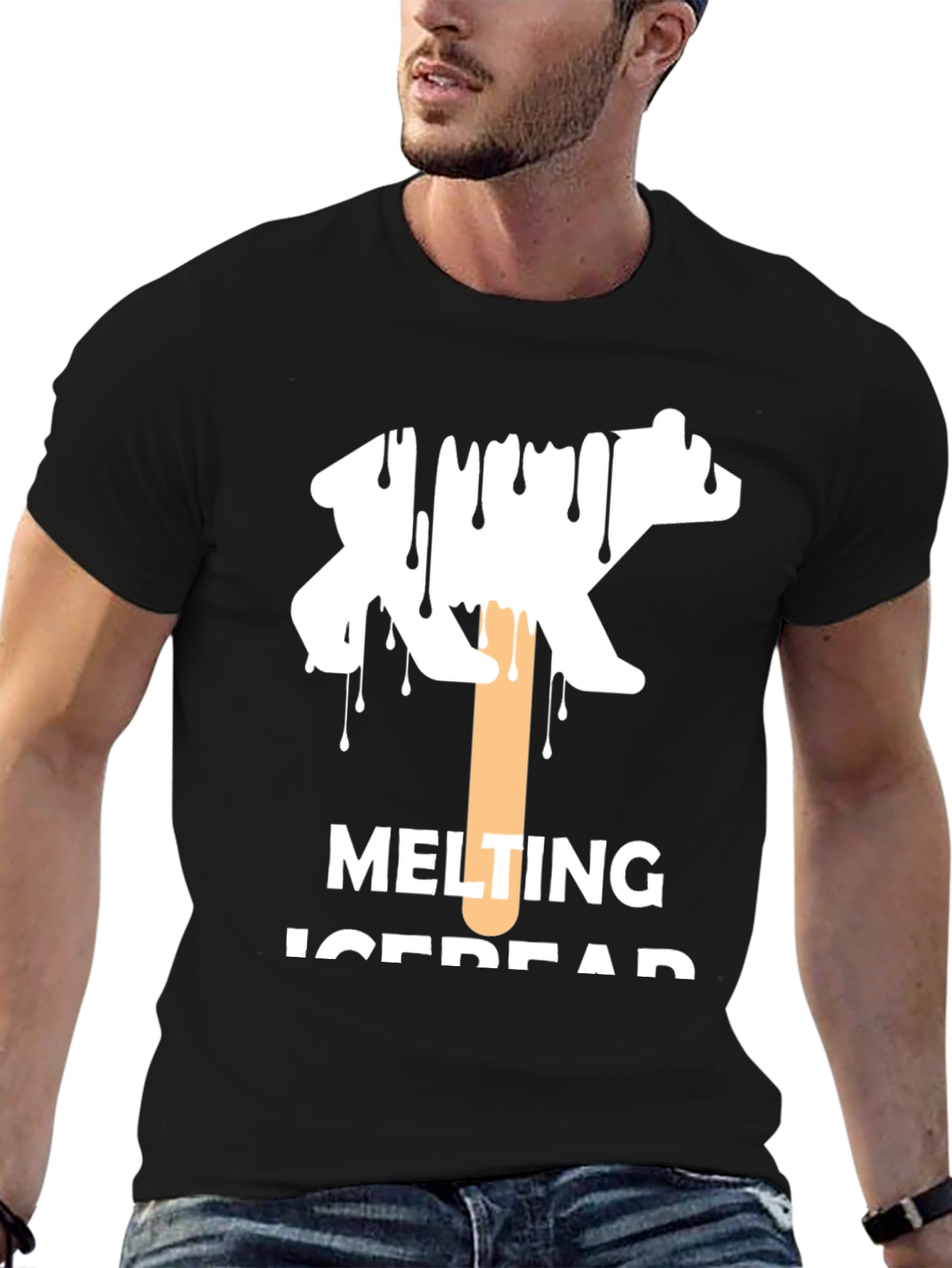 Melting Icebear Graphic T-Shirt - Climate Awareness