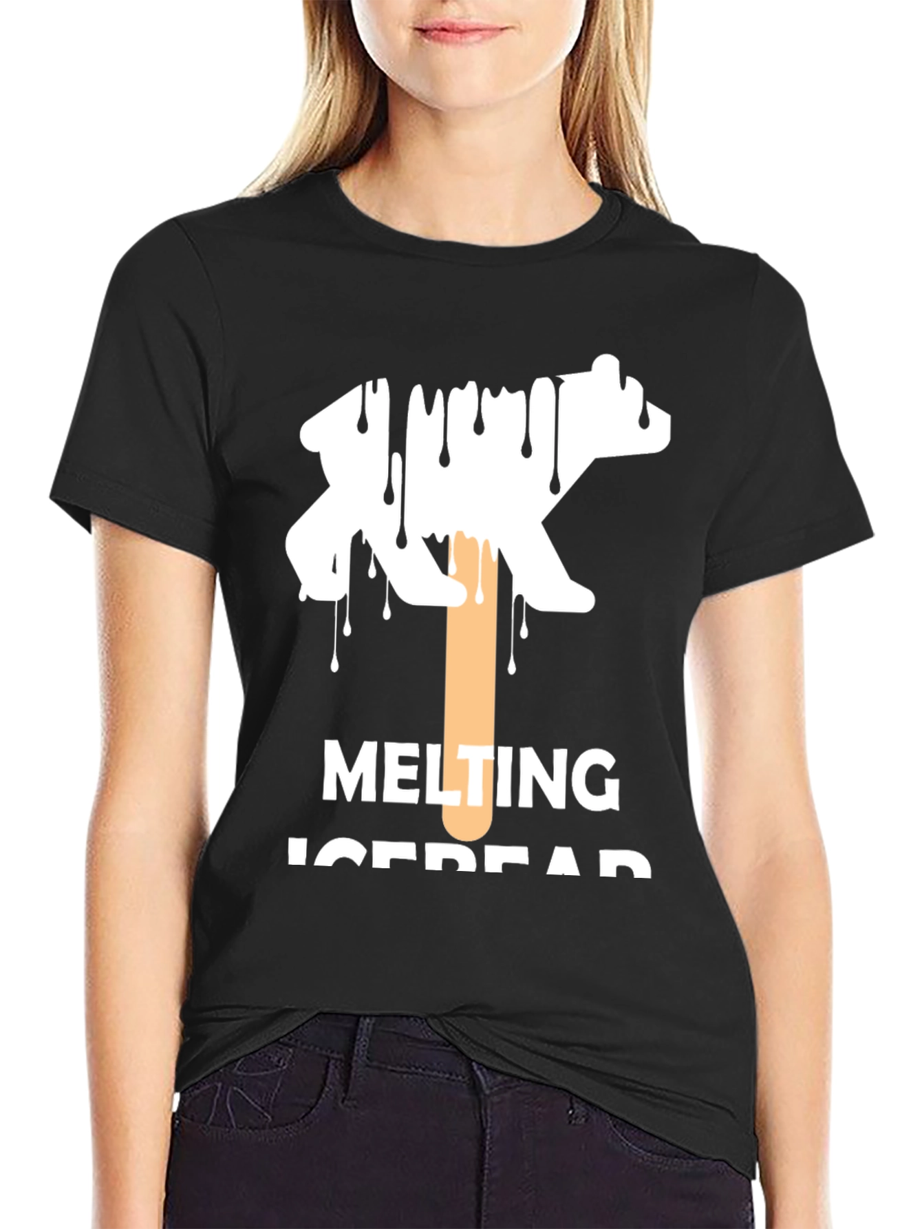 Melting Icebear Graphic T-Shirt - Climate Awareness