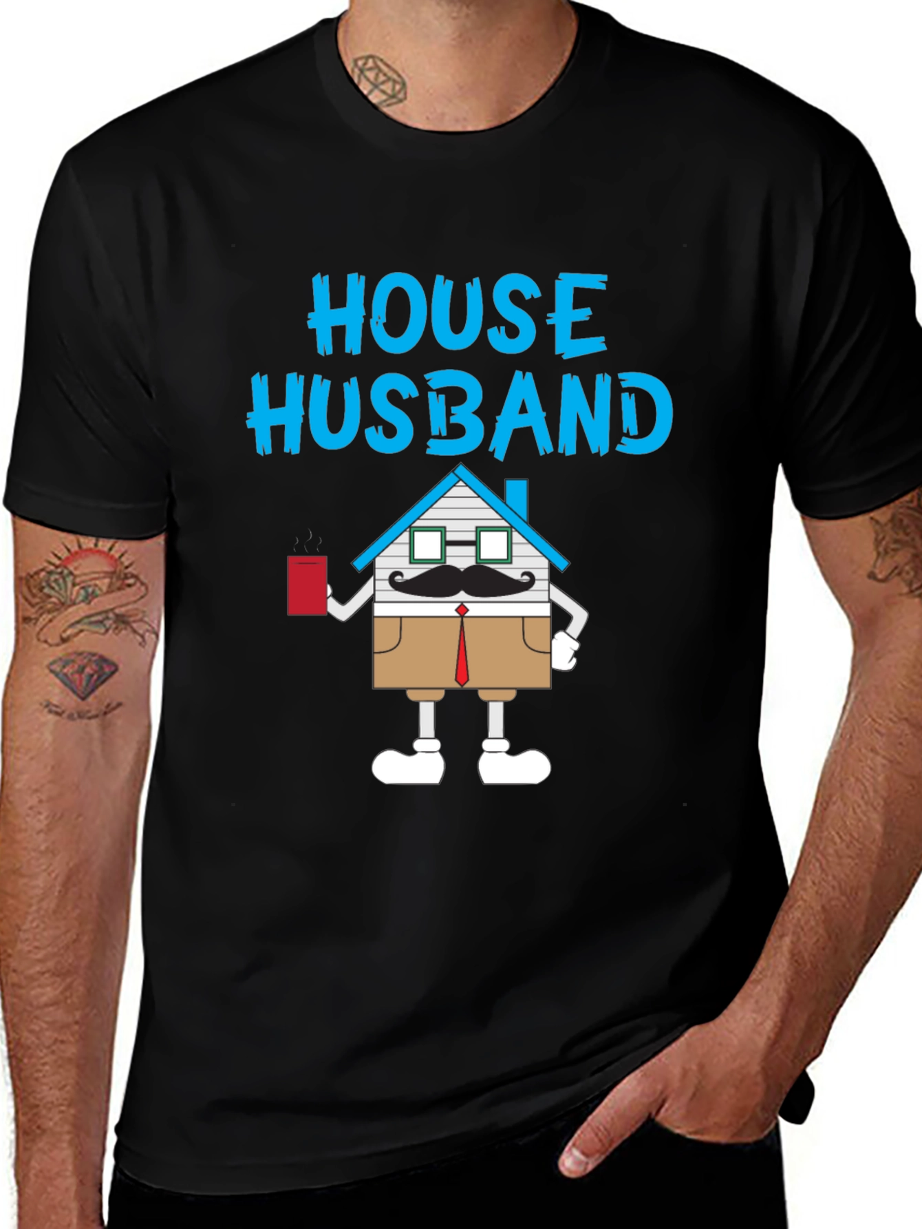 House Husband Graphic Novelty T-Shirt