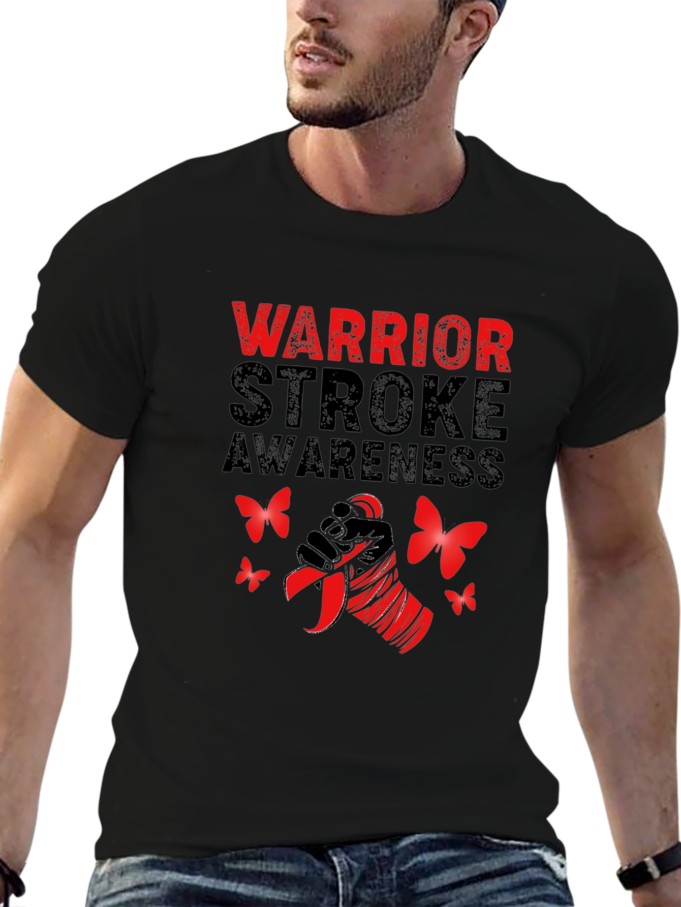 Warrior Stroke Awareness Graphic Tee