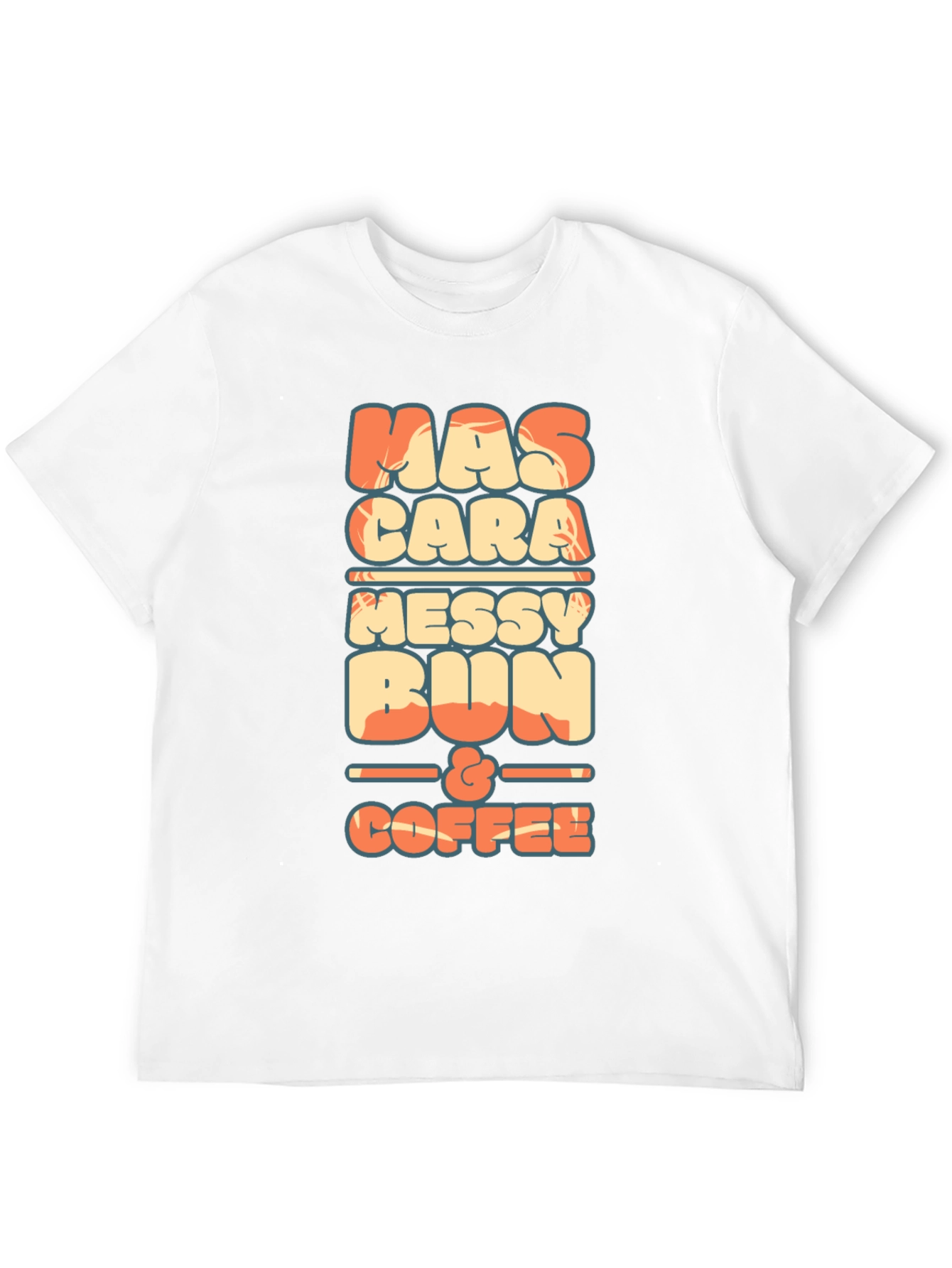 Mascara Messy Bun & Coffee Graphic Tee