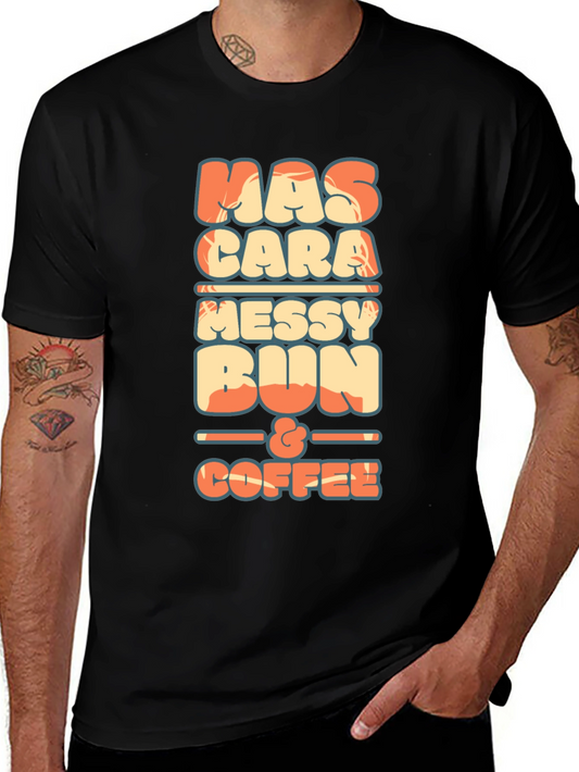 Mascara Messy Bun & Coffee Graphic Tee