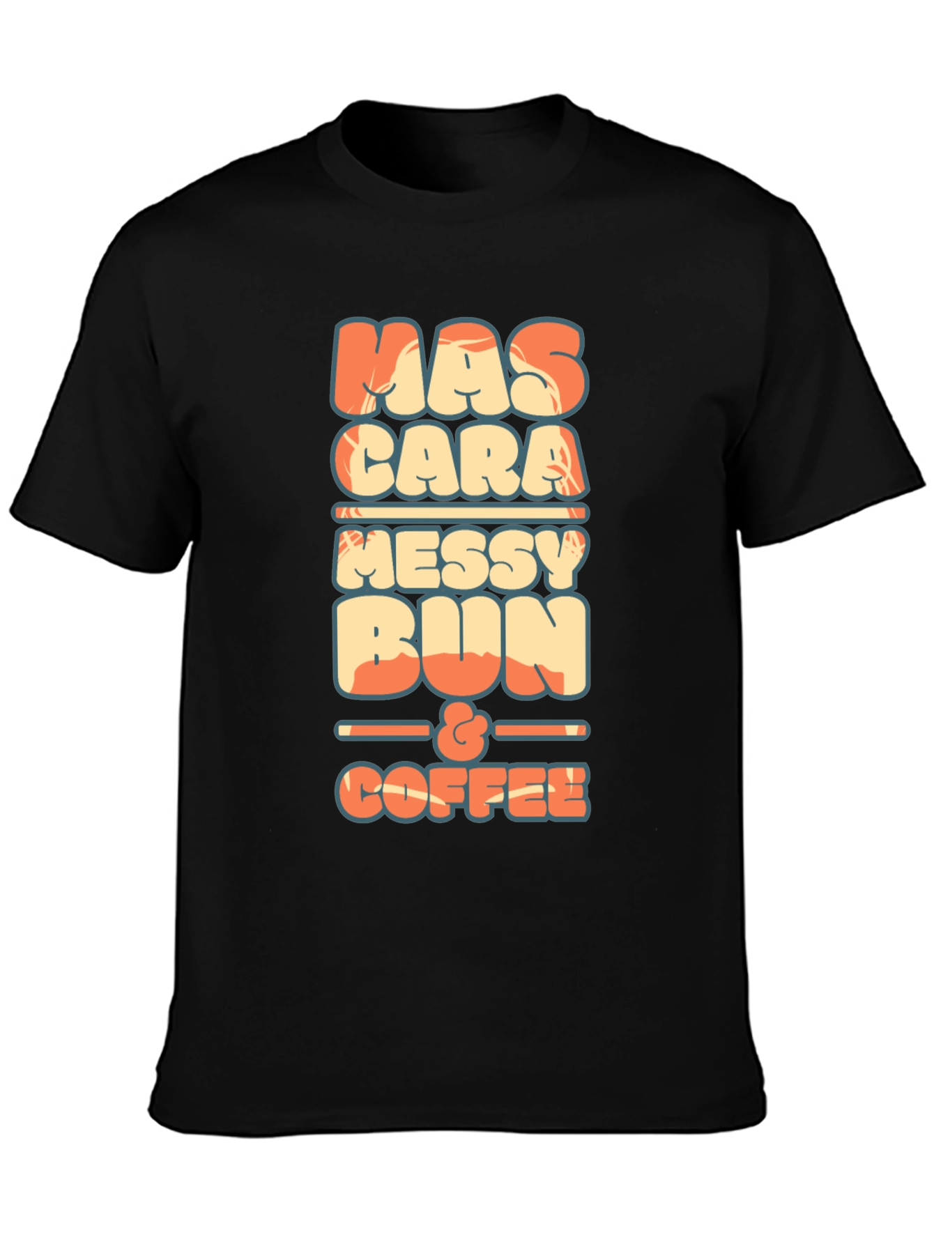 Mascara Messy Bun & Coffee Graphic Tee