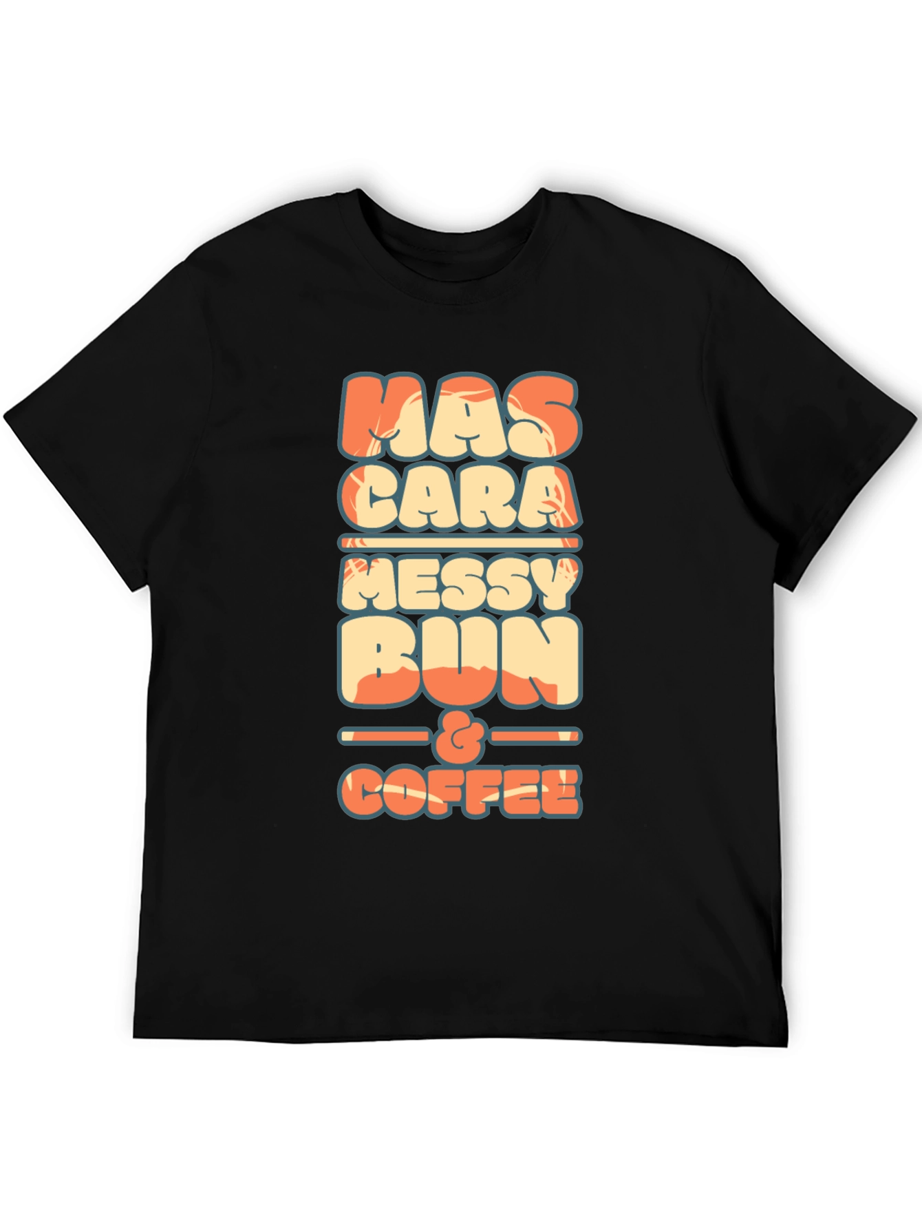 Mascara Messy Bun & Coffee Graphic Tee