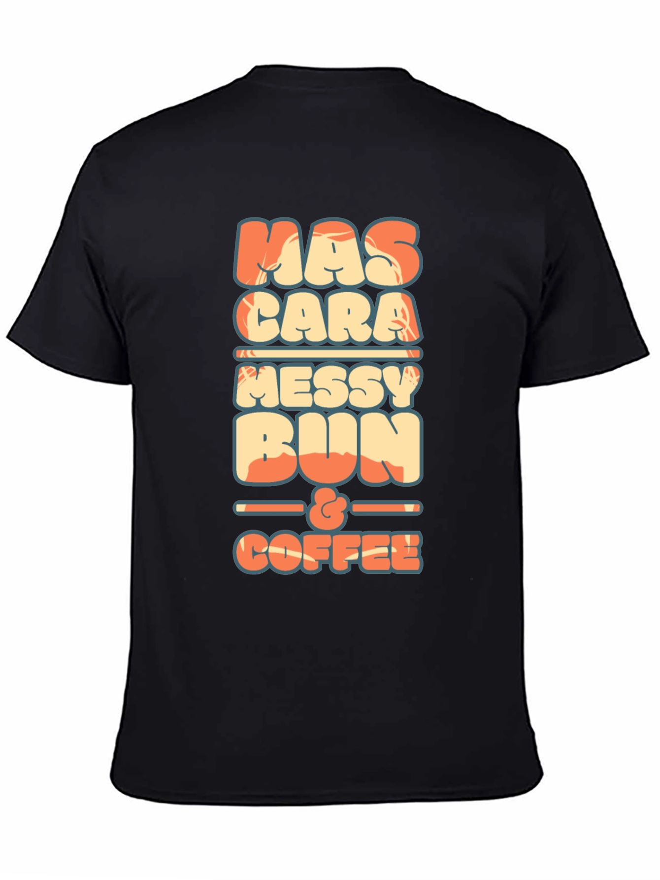 Mascara Messy Bun & Coffee Graphic Tee