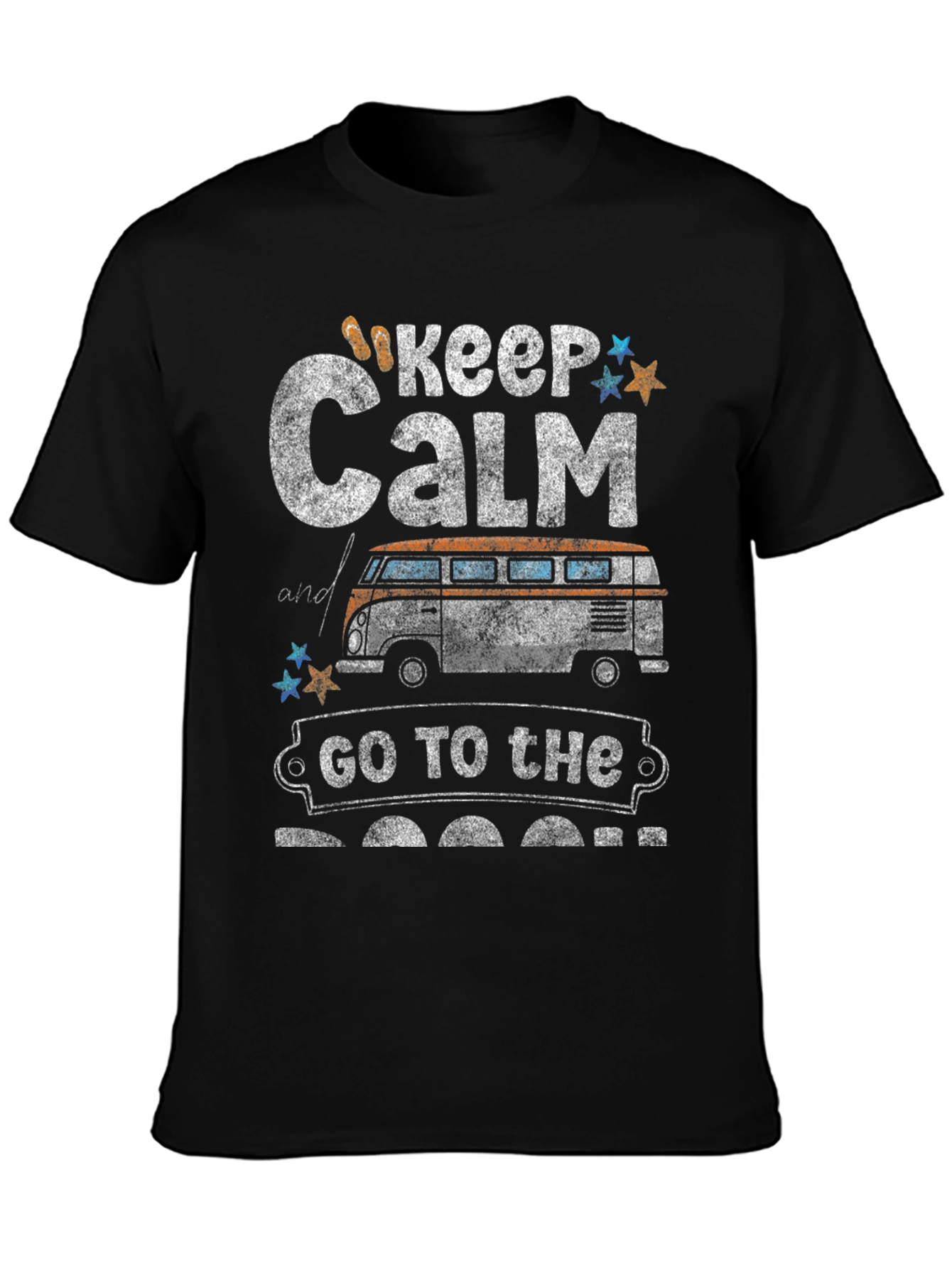 Keep Calm Camper T-Shirt - Adventure Awaits!