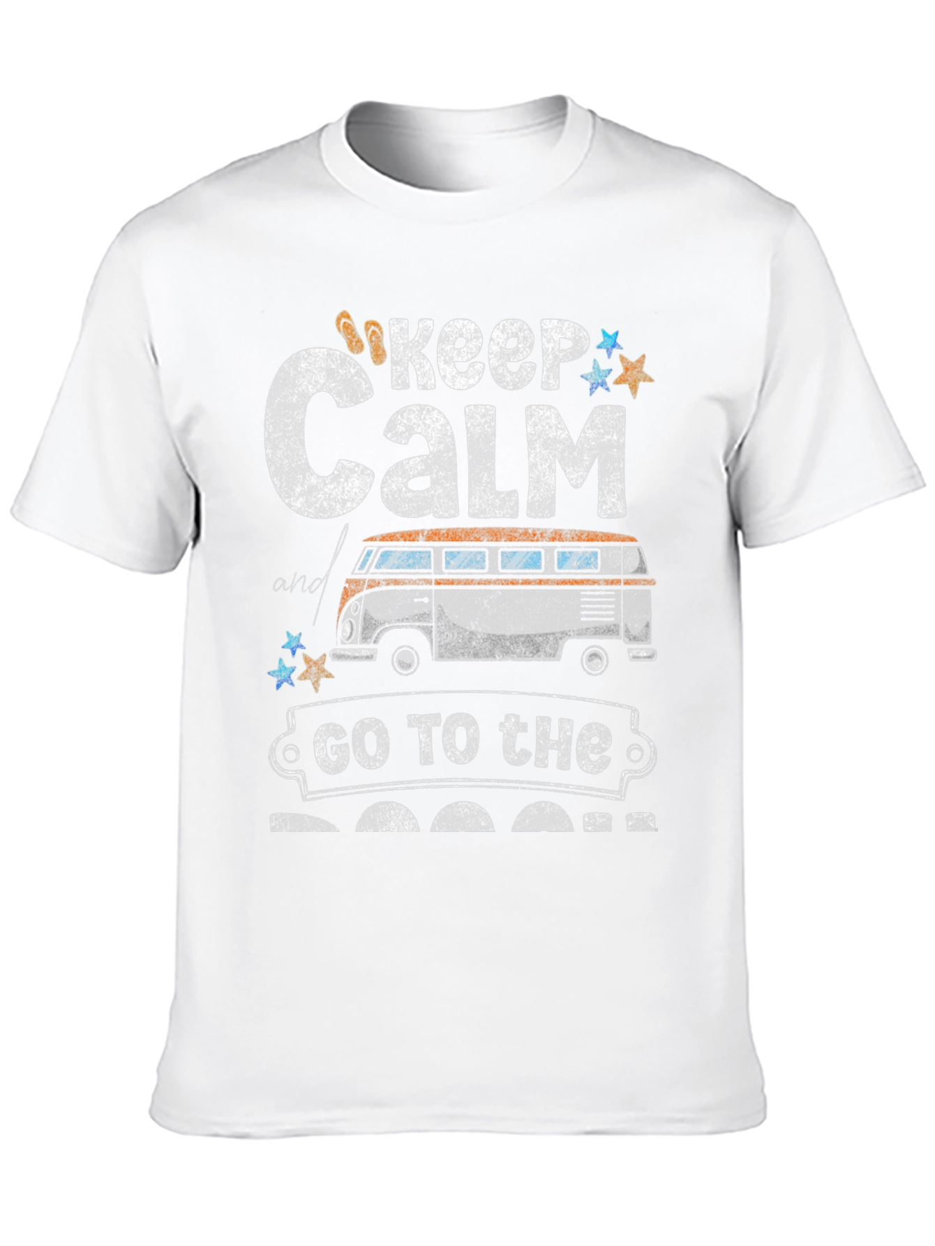Keep Calm Camper T-Shirt - Adventure Awaits!