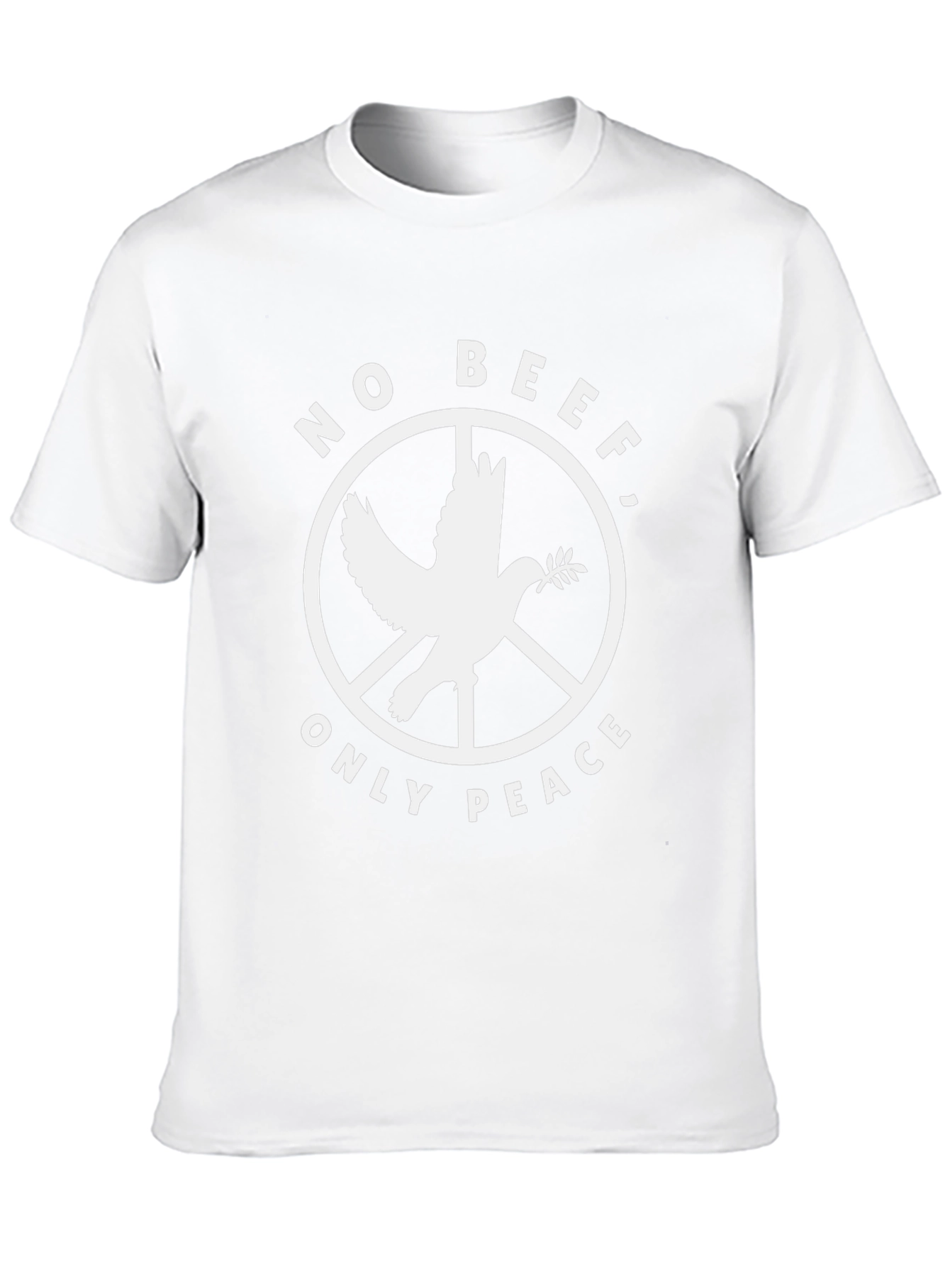 No Beef Only Peace Dove Graphic Tee