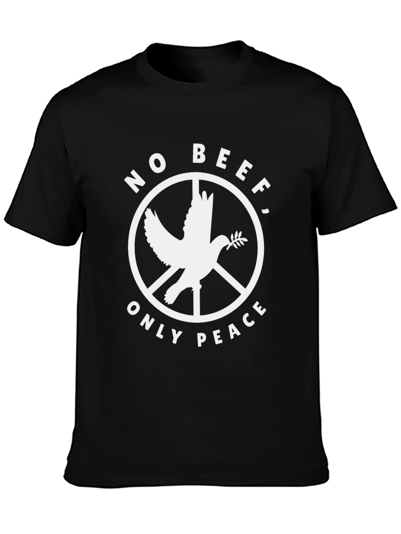 No Beef Only Peace Dove Graphic Tee