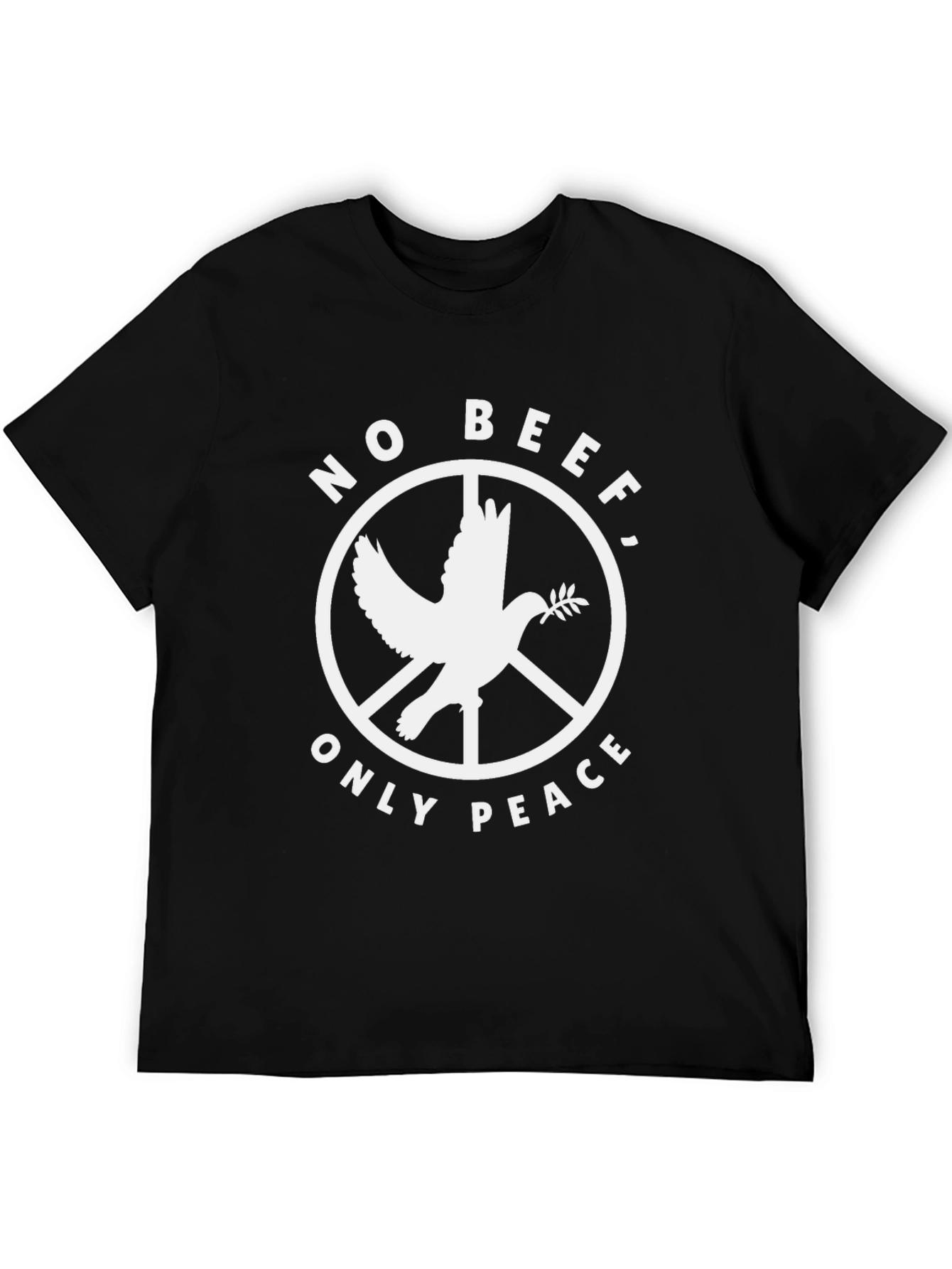 No Beef Only Peace Dove Graphic Tee