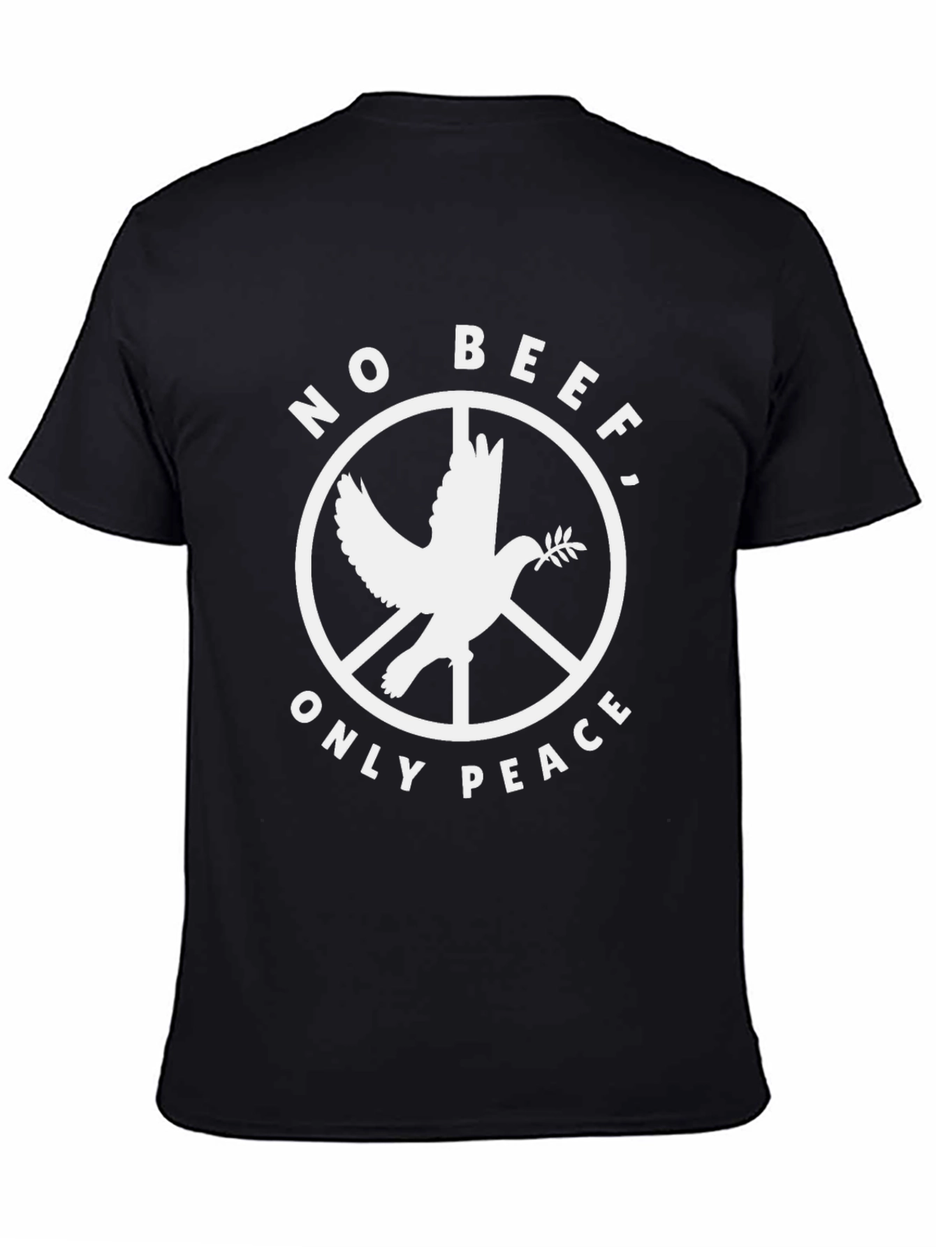 No Beef Only Peace Dove Graphic Tee