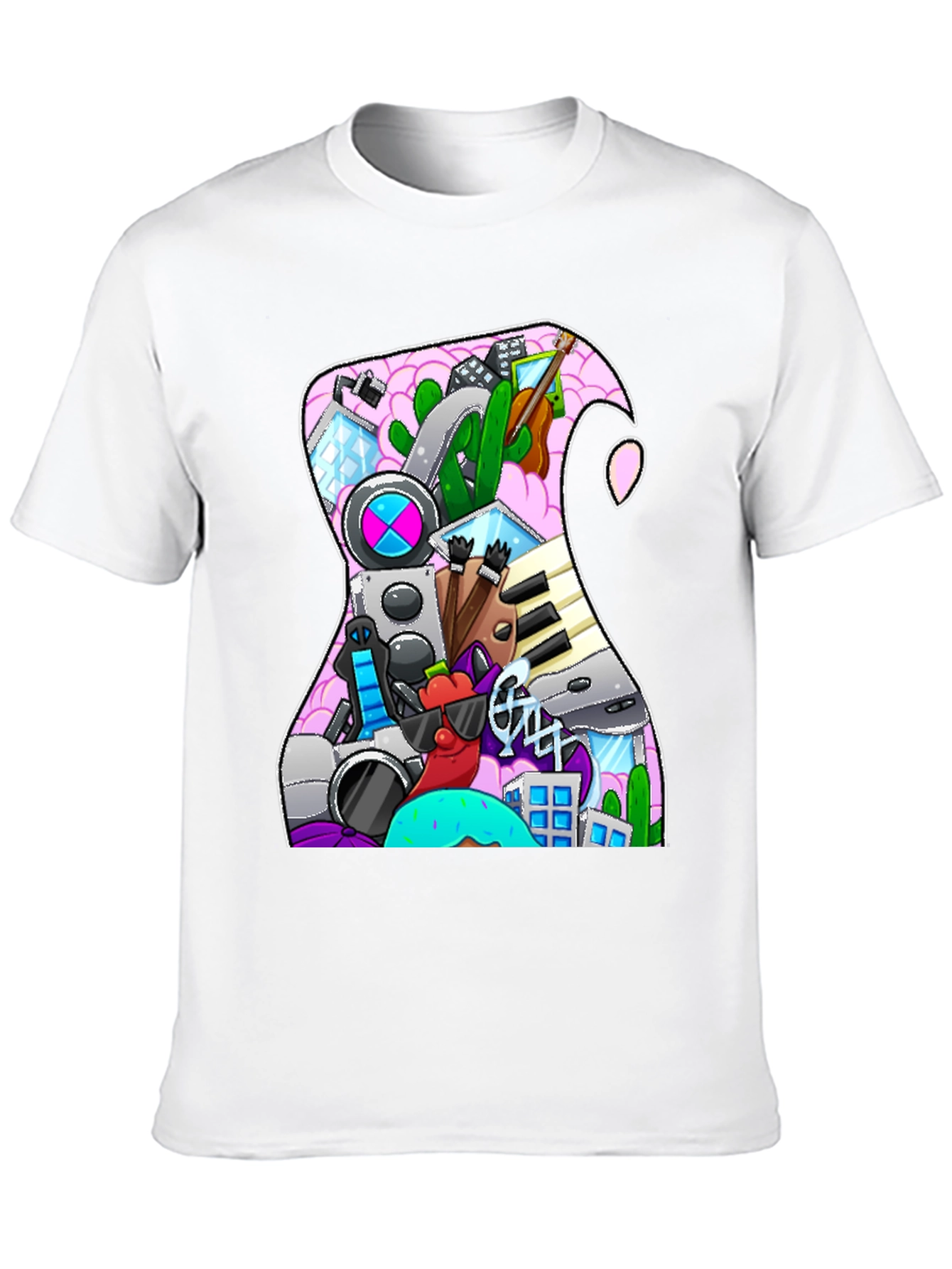 Doodle Guitar T-Shirt