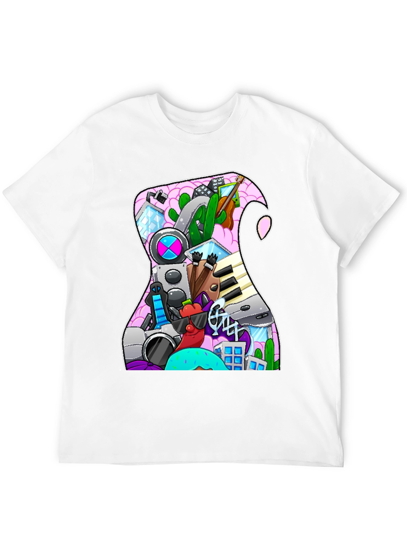 Doodle Guitar T-Shirt