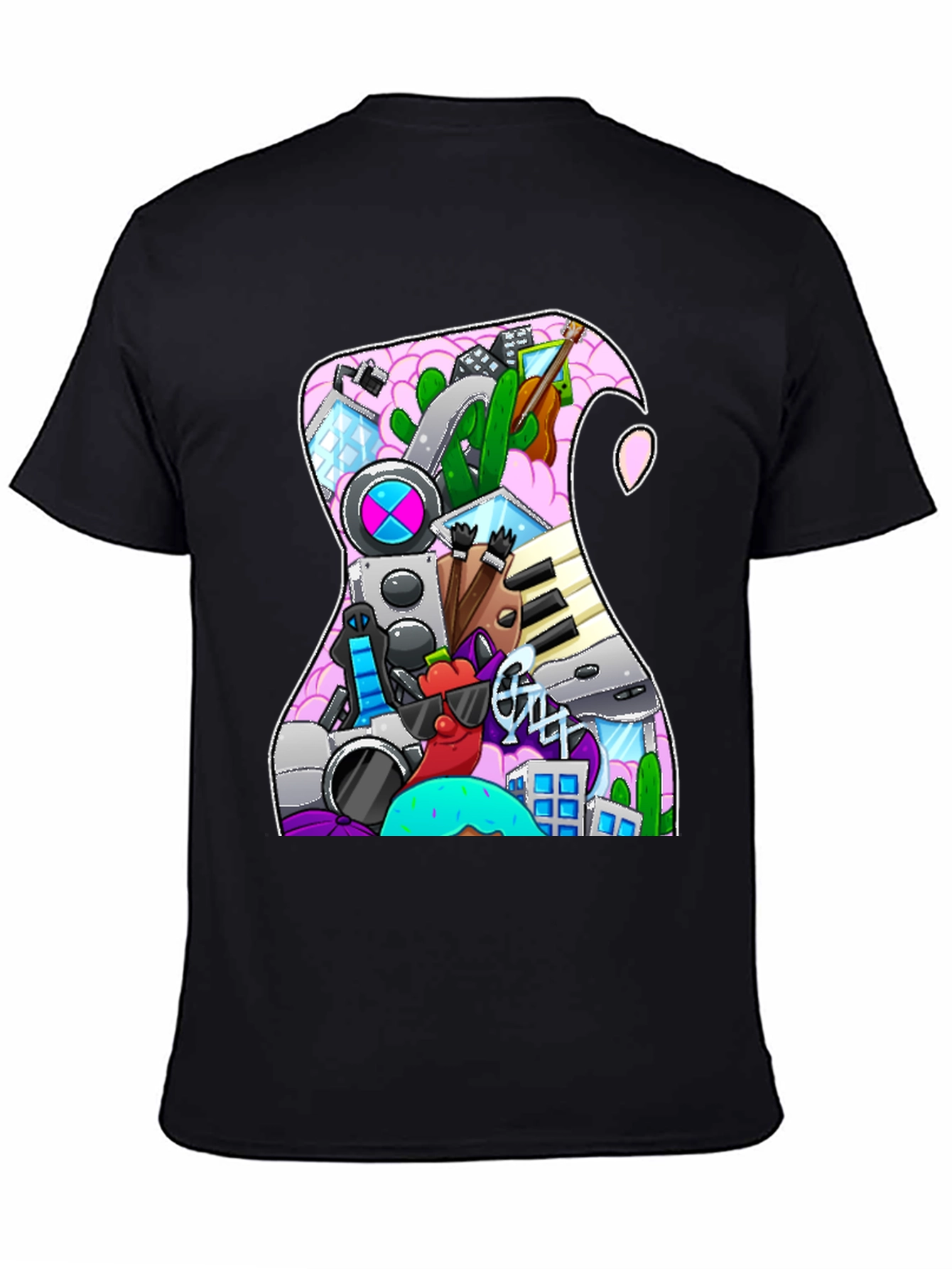 Doodle Guitar T-Shirt