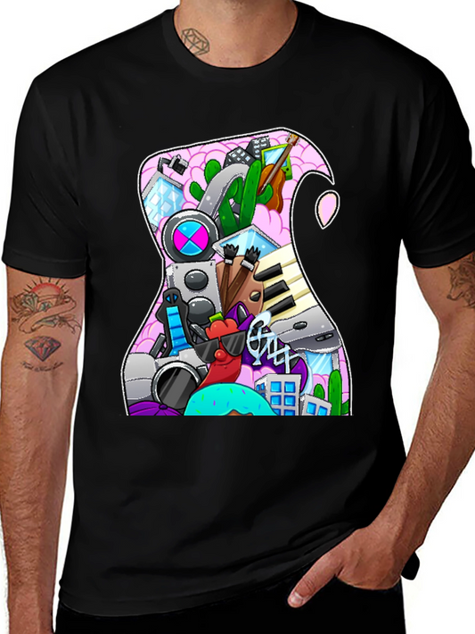 Doodle Guitar T-Shirt