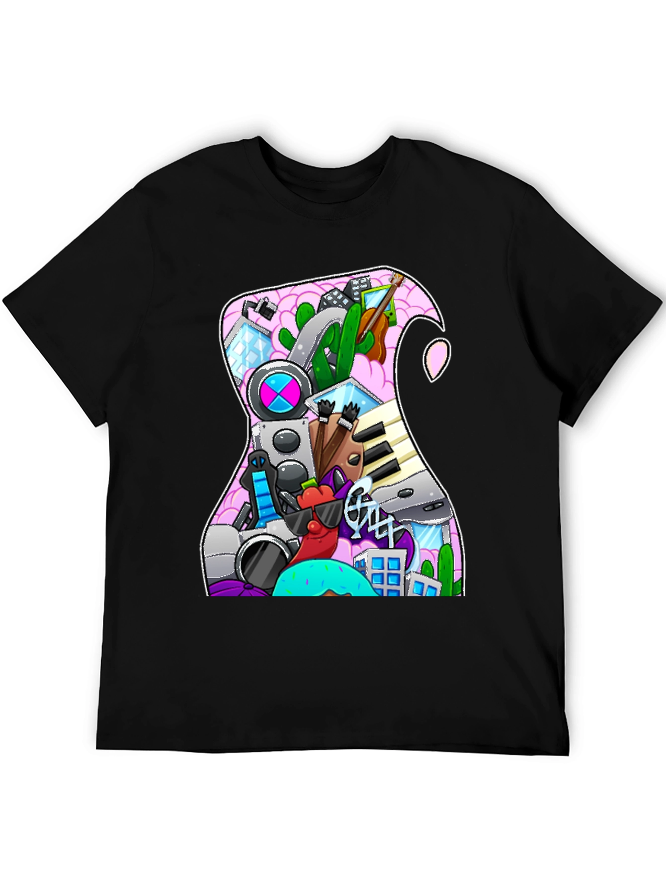 Doodle Guitar T-Shirt