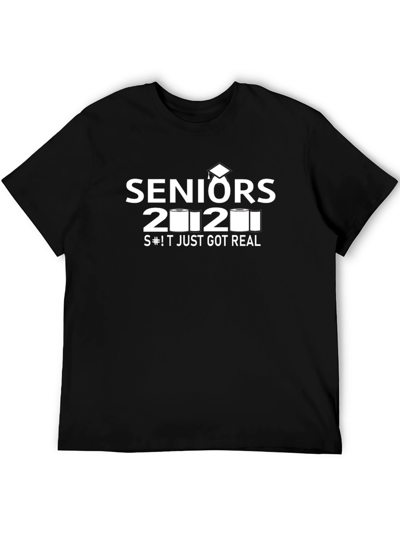 Seniors 2020 Toilet Paper Funny Graduation T-Shirt