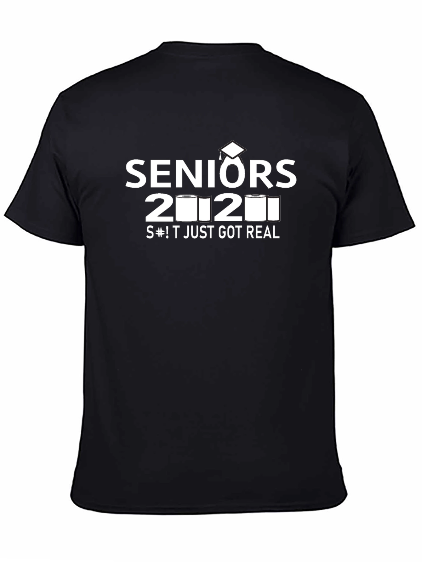 Seniors 2020 Toilet Paper Funny Graduation T-Shirt