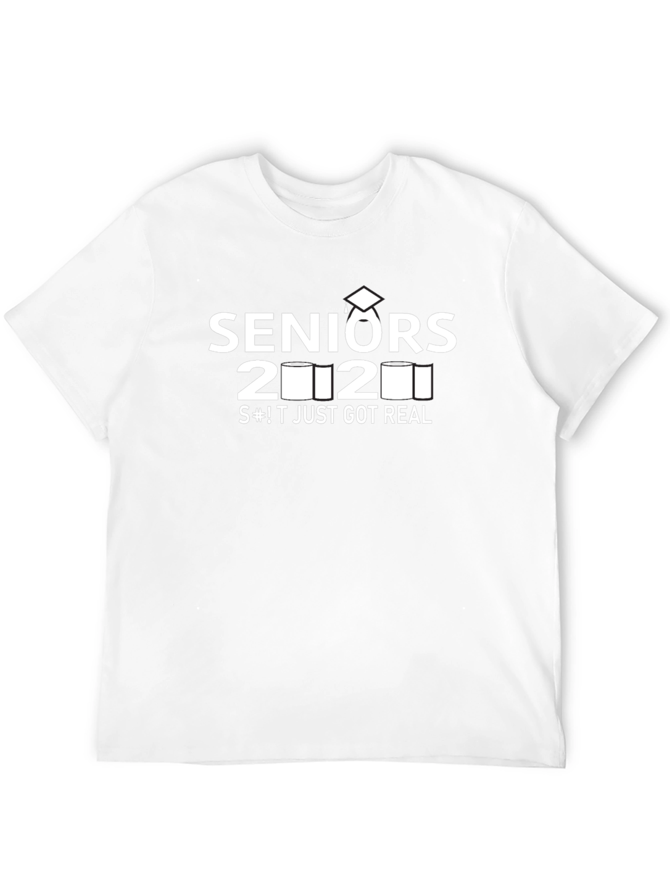 Seniors 2020 Toilet Paper Funny Graduation T-Shirt
