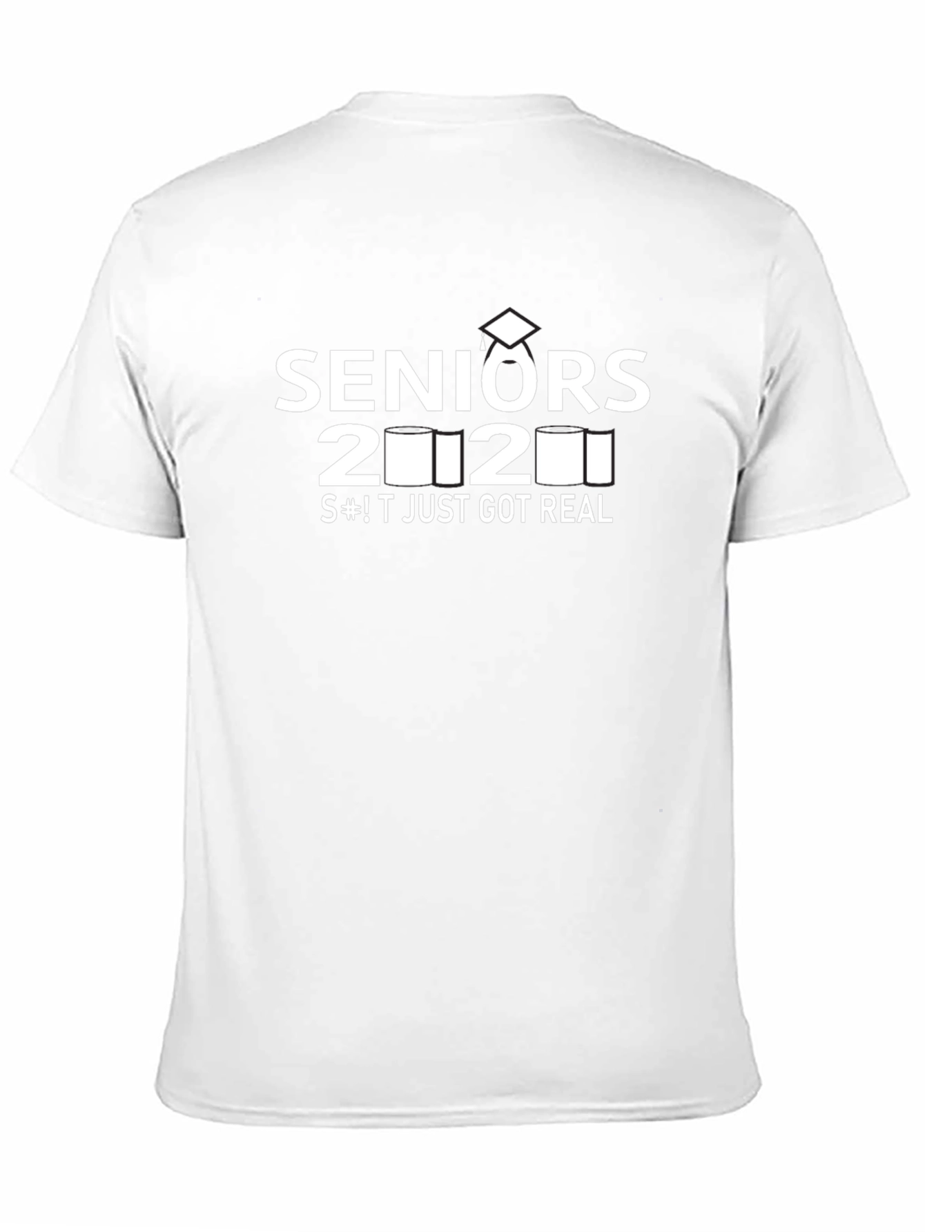 Seniors 2020 Toilet Paper Funny Graduation T-Shirt