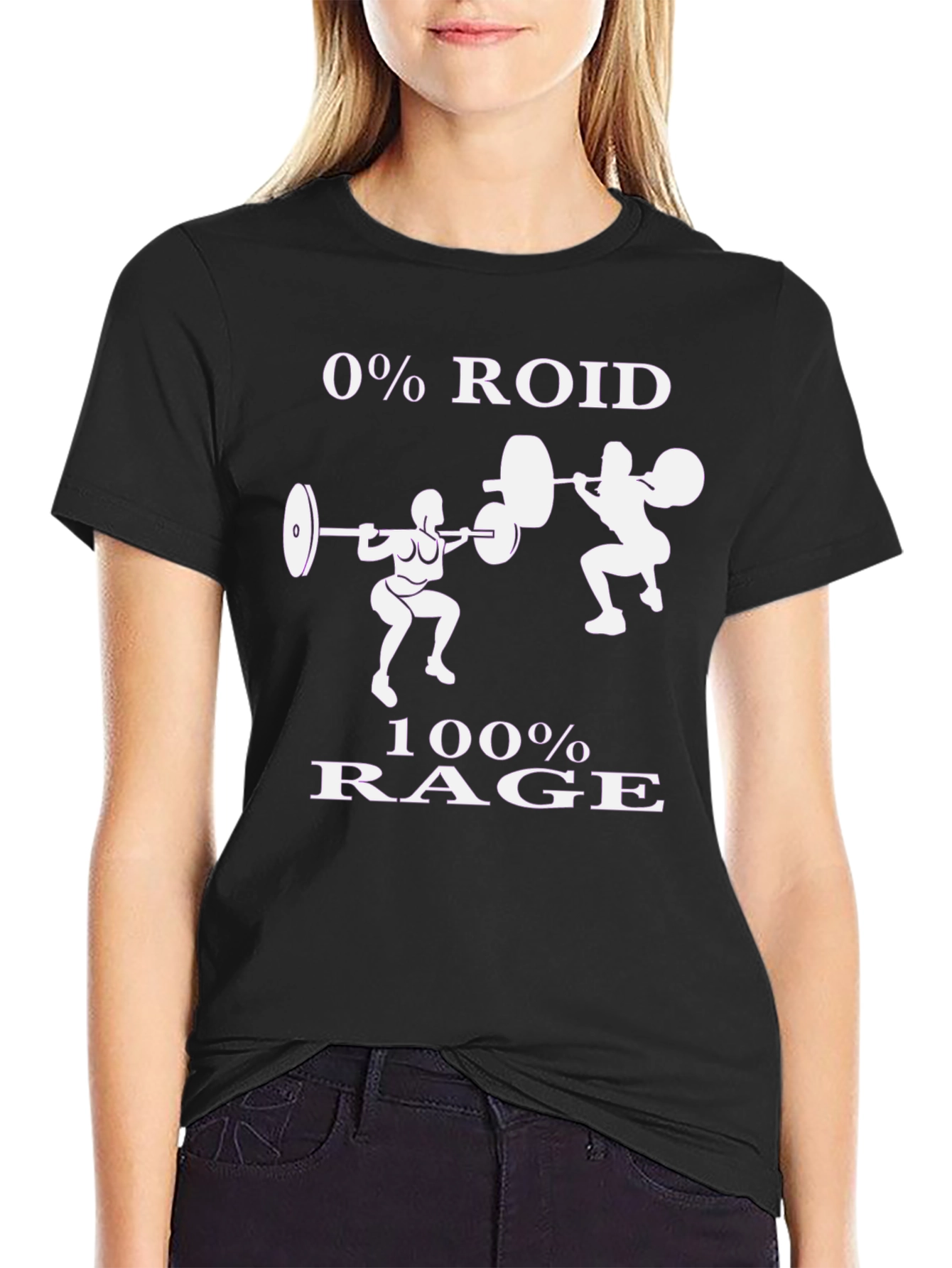 0% Roid 100% Rage Gym T-Shirt