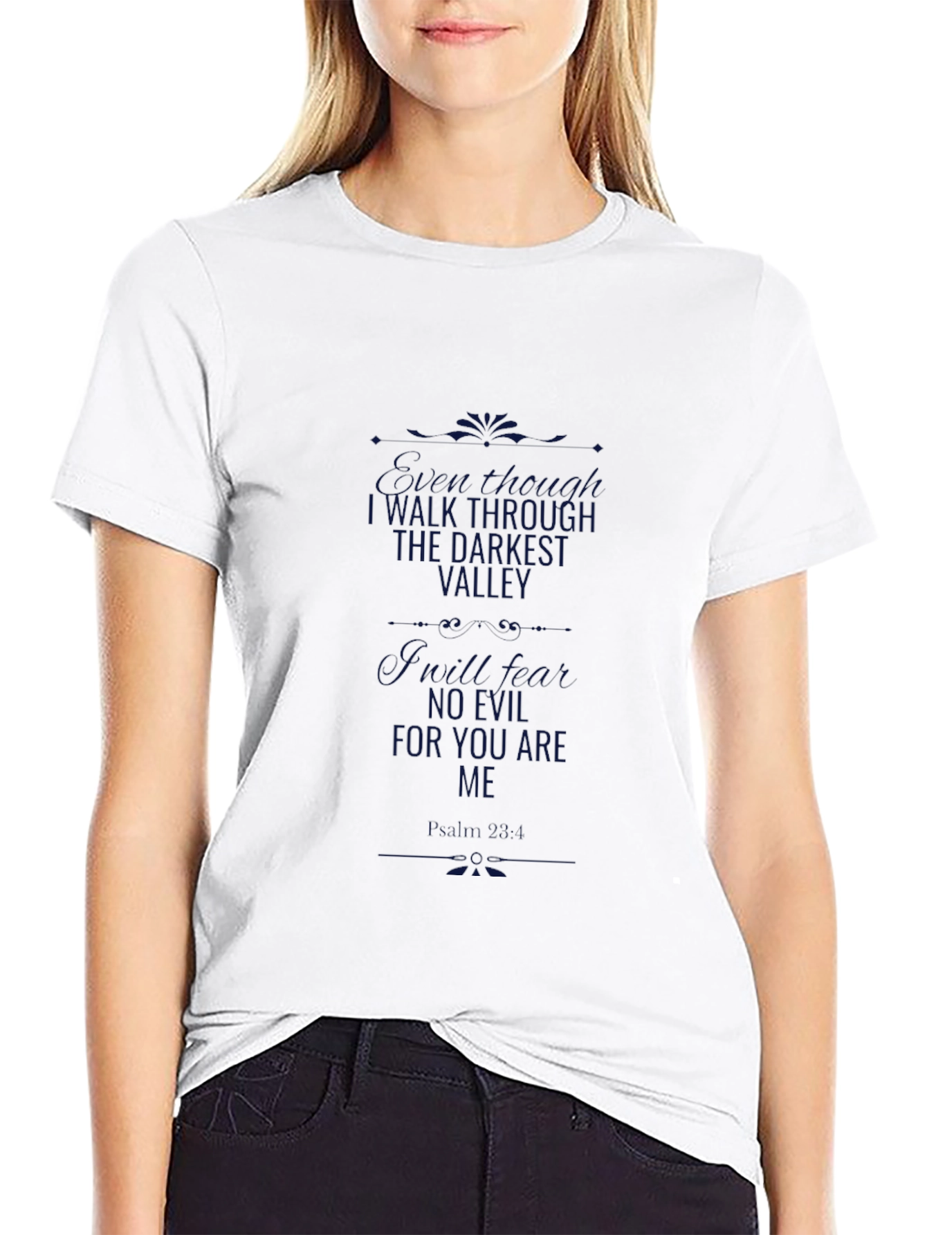 Mens I Walk Through the Darkest Valley Graphic Tee