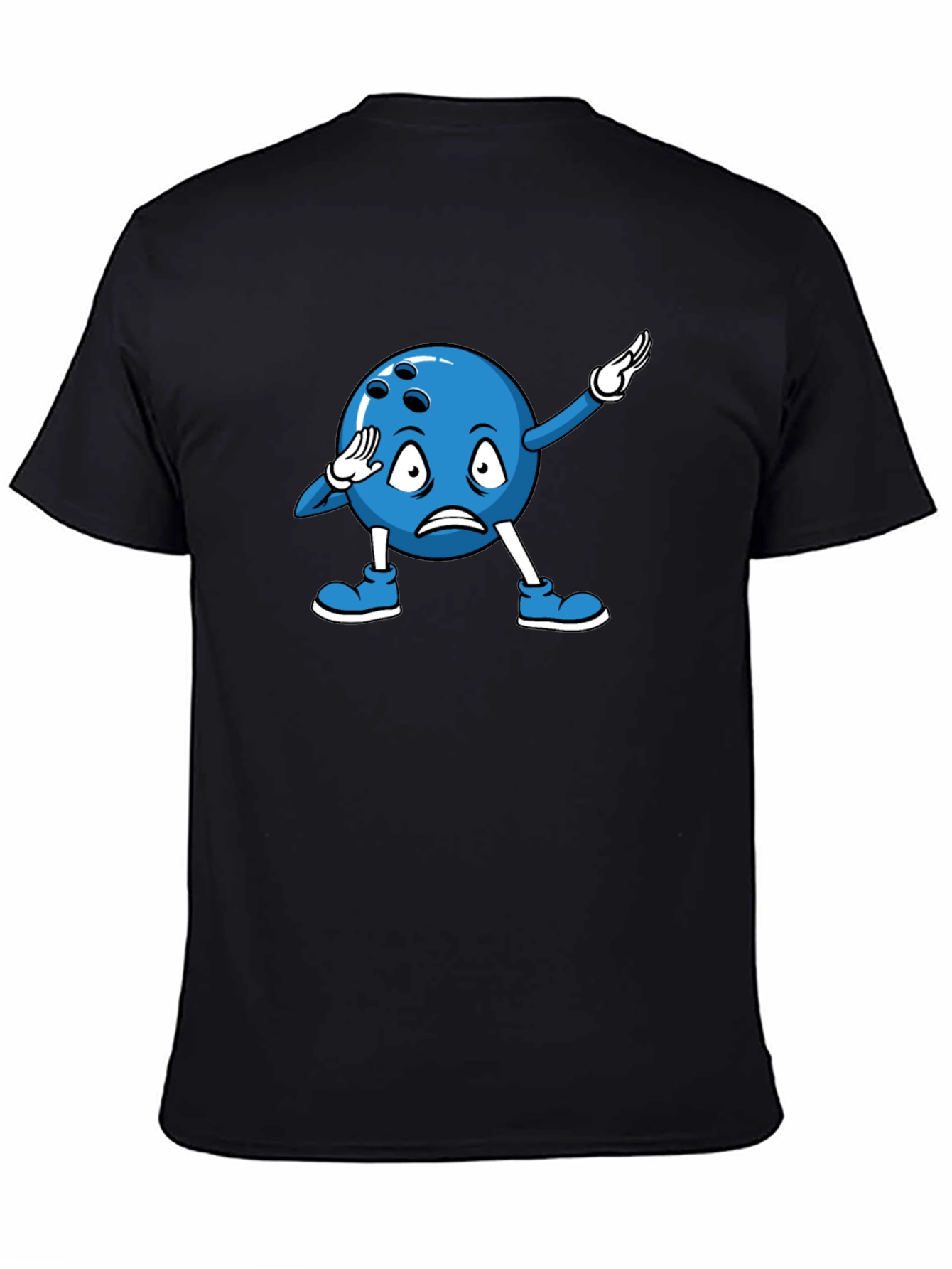 Bowling Ball Dabbing Cartoon Graphic T-Shirt