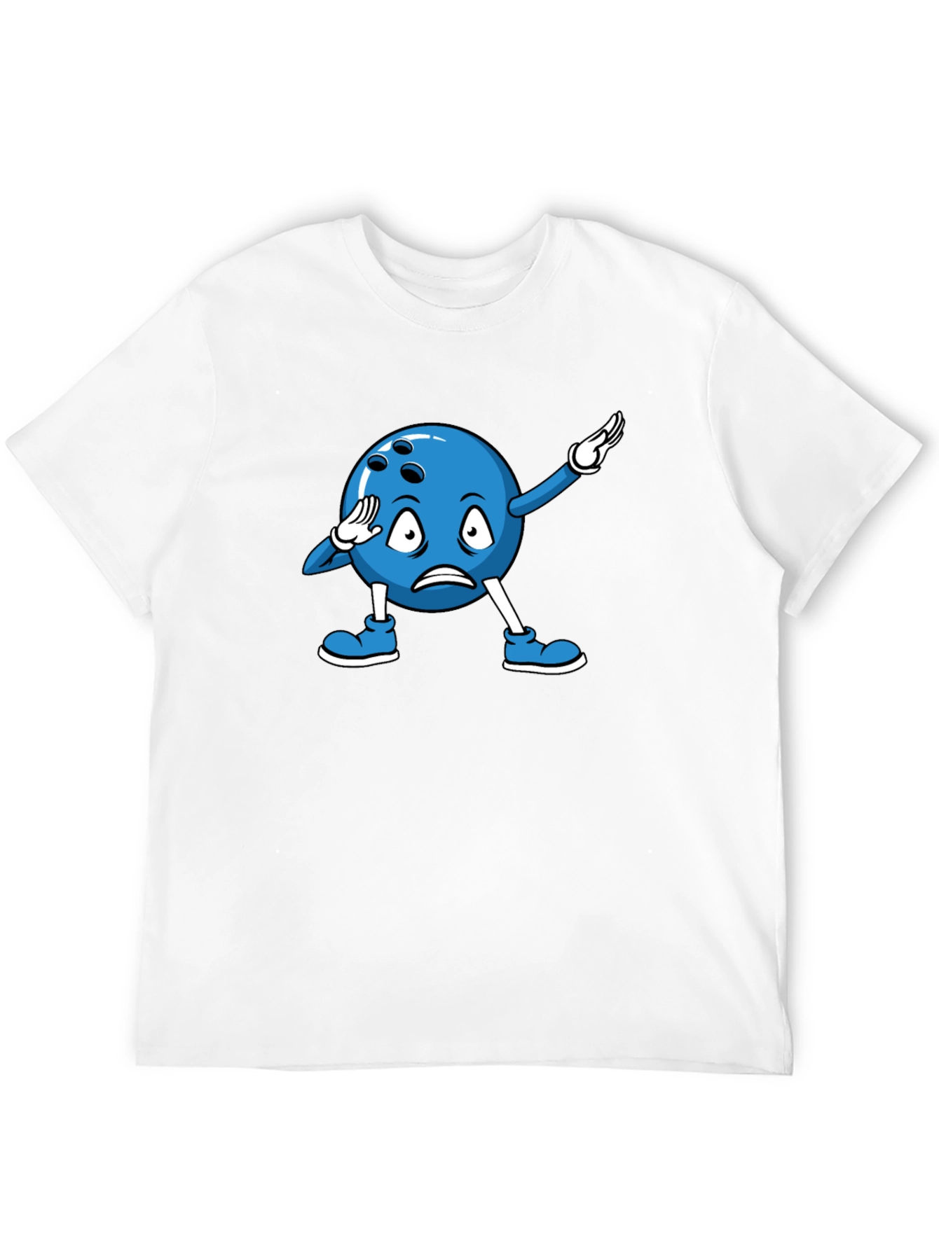 Bowling Ball Dabbing Cartoon Graphic T-Shirt
