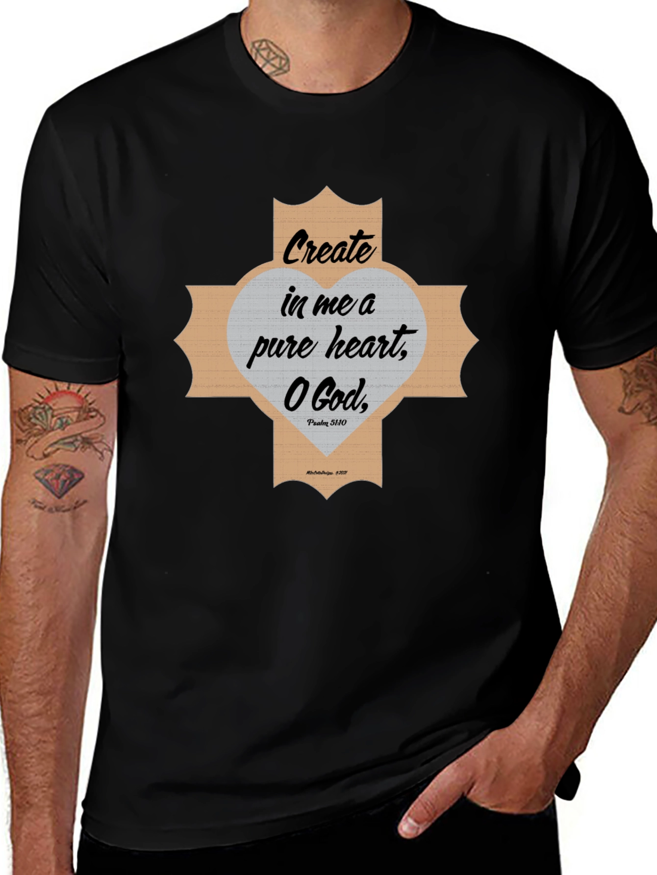 Create In Me a Pure Heart Graphic Tee