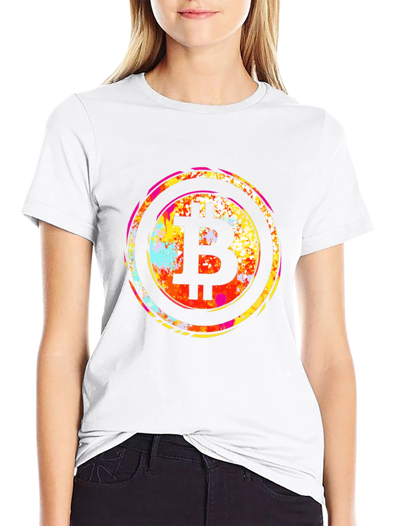 Bitcoin B Logo T-Shirt - Black Crypto Tee