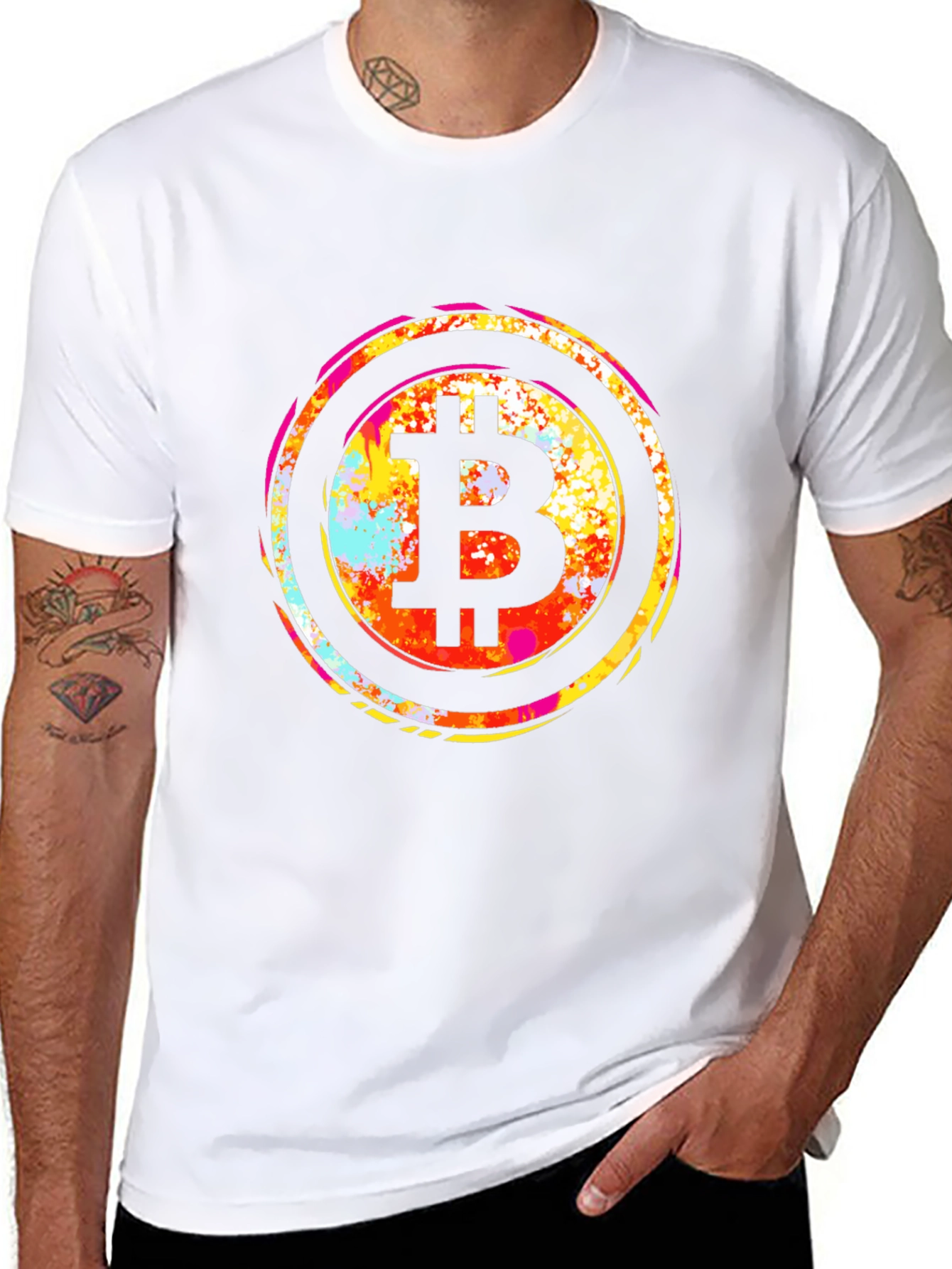 Bitcoin B Logo T-Shirt - Black Crypto Tee