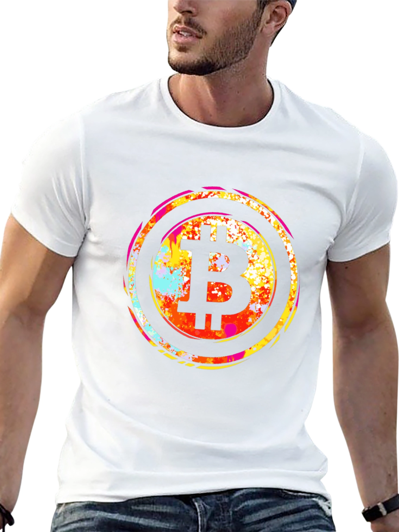 Bitcoin B Logo T-Shirt - Black Crypto Tee