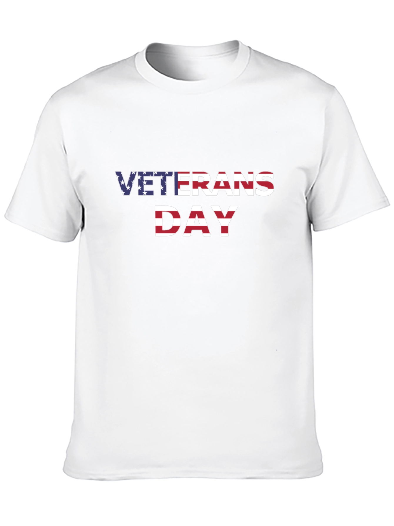 Veterans Day USA Flag Graphic T-Shirt