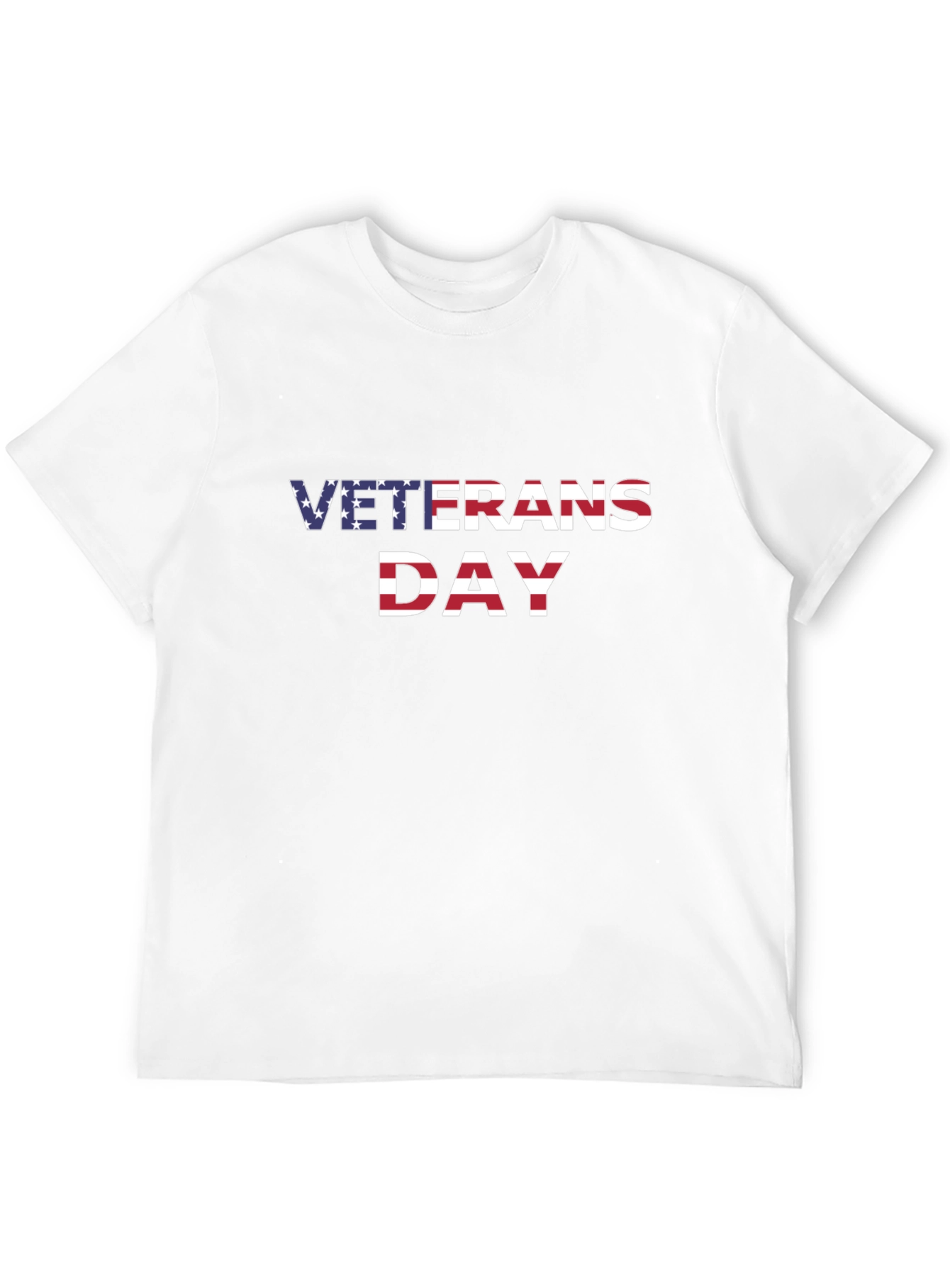 Veterans Day USA Flag Graphic T-Shirt