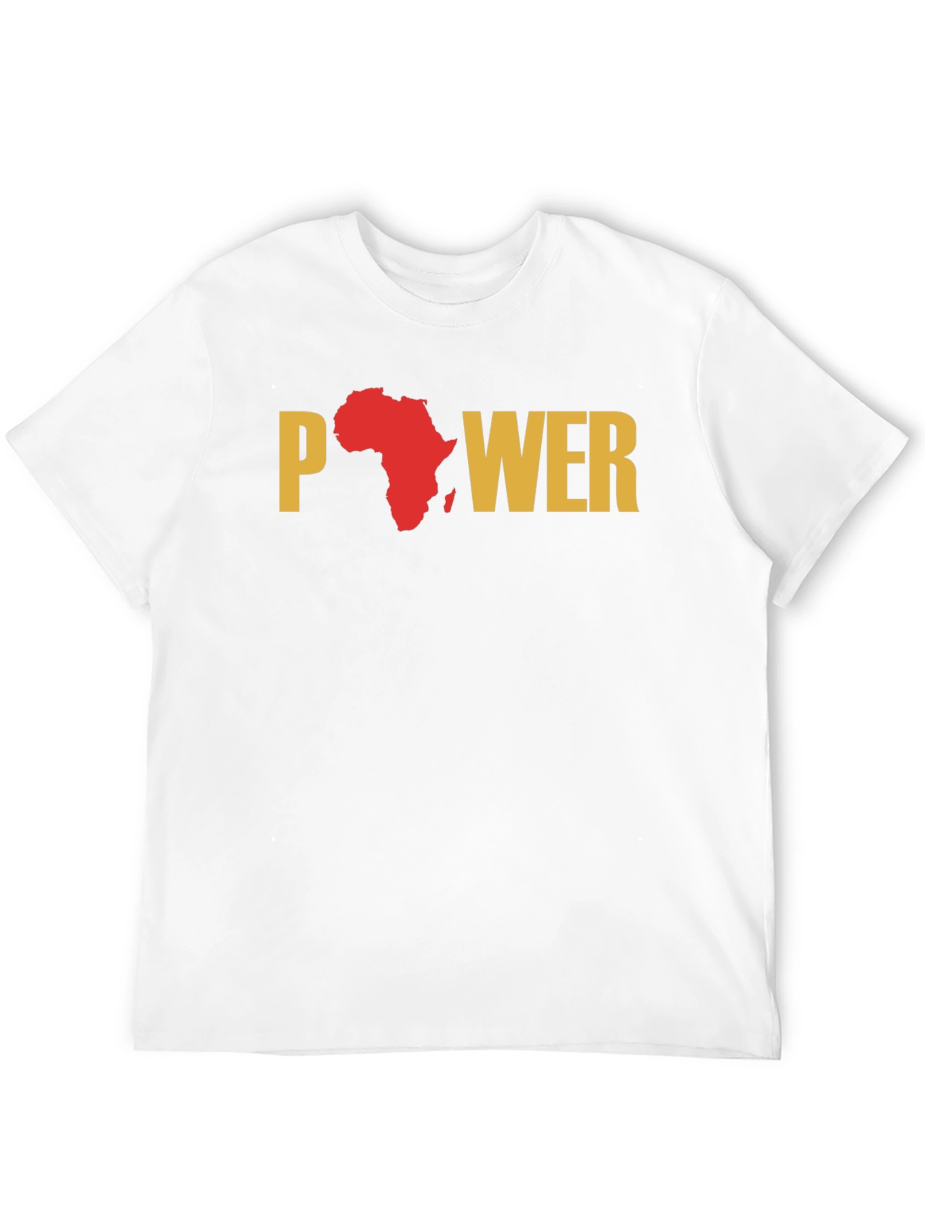 Black Power Africa Map T-Shirt